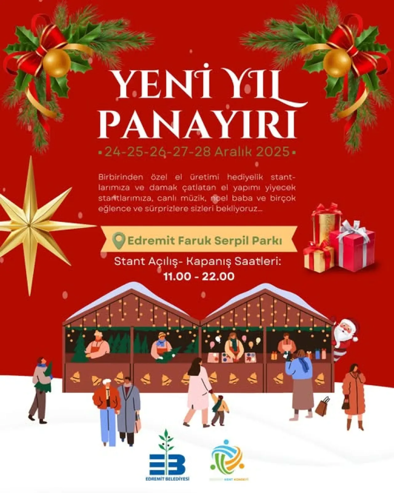 Edremit'te Yeni Yıl Coşkusu Farul Serpil Parkı'nda Başlıyor Edremit'te Yeni Yıl Coşkusu Farul Serpil Parkı'nda Başlıyor