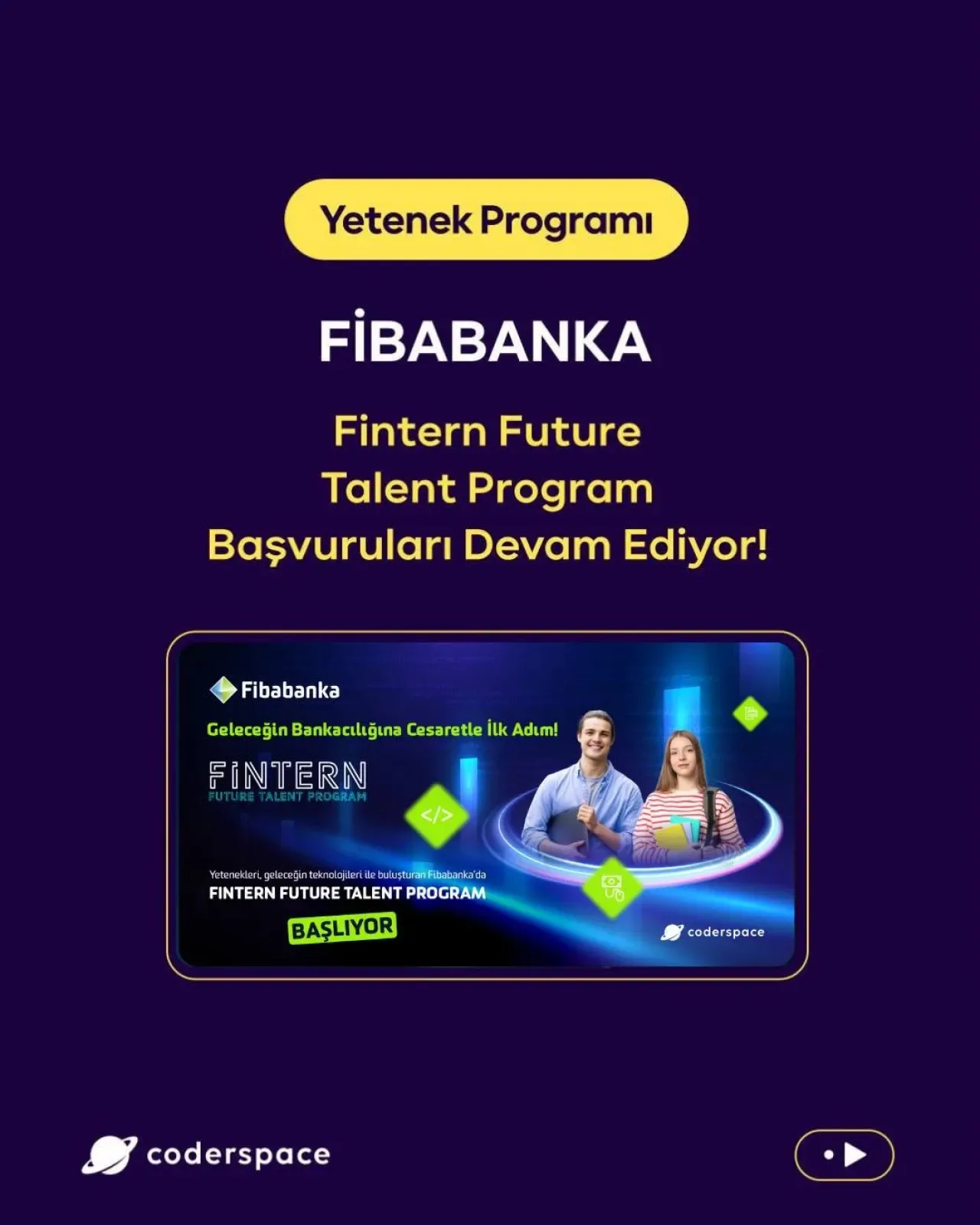 Fibabanka'dan Genç Yeteneklere Kariyer Fırsatı: Fintern Future Talent Programı Başlıyor Fibabanka'dan Genç Yeteneklere Kariyer Fırsatı: Fintern Future Talent Programı Başlıyor