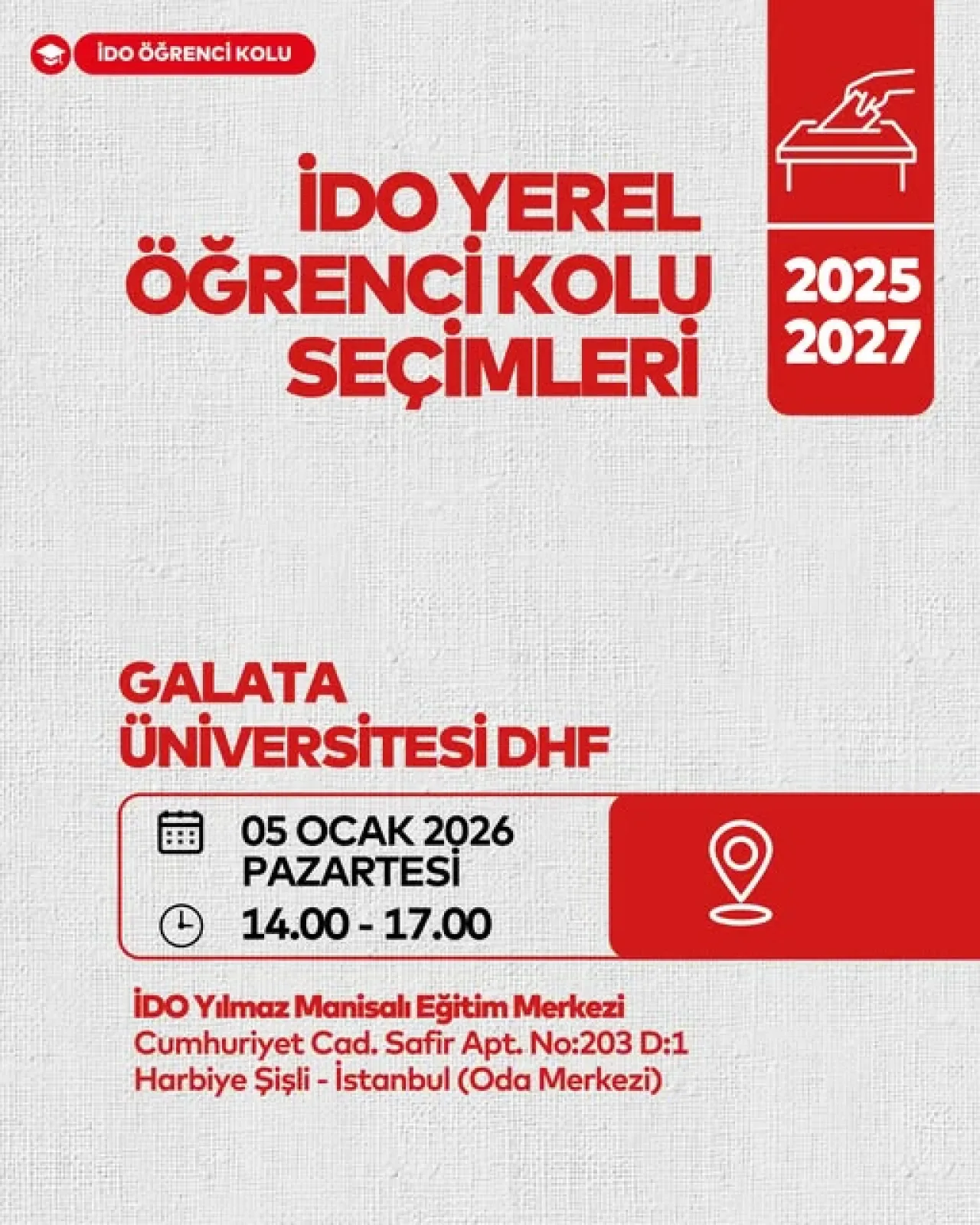 İstanbul Dişhekimleri Odası'nda Yeni Dönem: Yerel Öğrenci Kolu Seçimleri Yaklaşıyor İstanbul Dişhekimleri Odası'nda Yeni Dönem: Yerel Öğrenci Kolu Seçimleri Yaklaşıyor