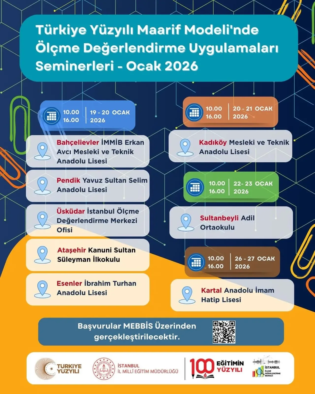 Kâğıthane'de Öğretmenler İçin Ölçme Değerlendirme Seminerleri Başlıyor Kâğıthane'de Öğretmenler İçin Ölçme Değerlendirme Seminerleri Başlıyor