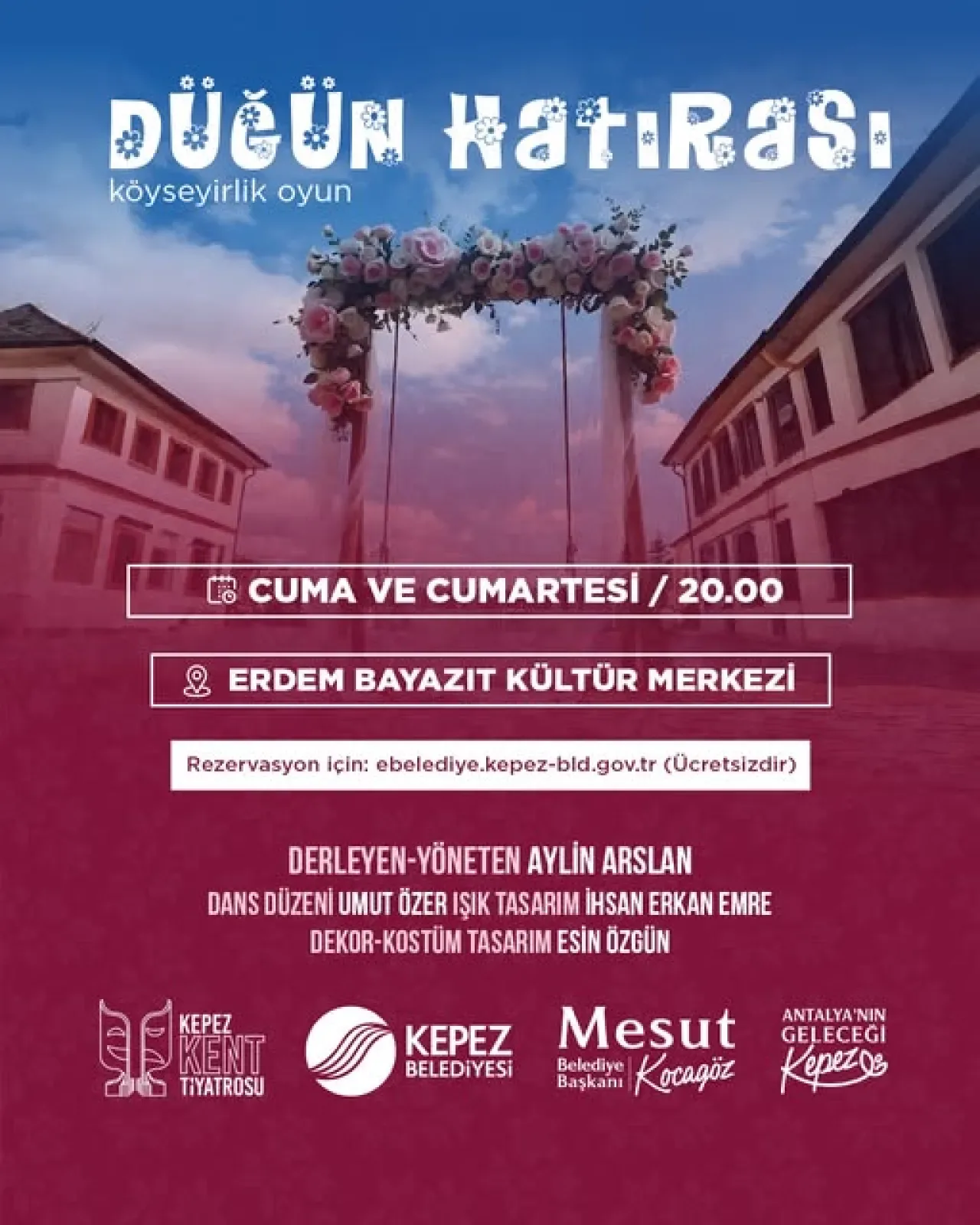 Kepez'de Geleneksel Düğün Şenliği Sahneye Taşınıyor Kepez'de Geleneksel Düğün Şenliği Sahneye Taşınıyor