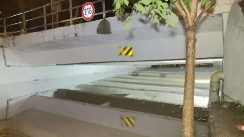 Elazığ'da sağanak yağmur: Alt geçit suyu 2,10 metre sınırına dayandı, araç kurtarıldı