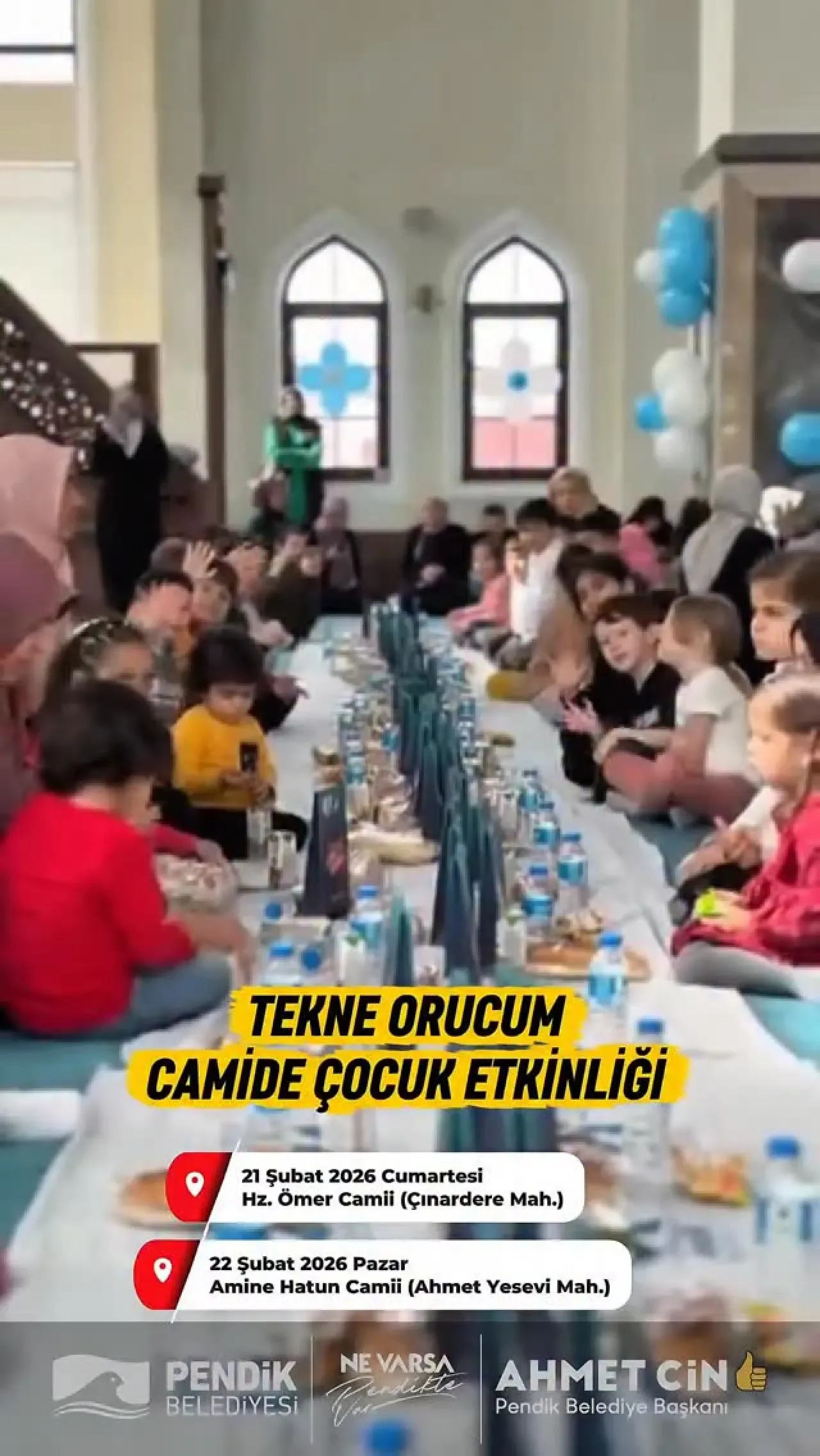 Pendik'te Geleneksel Tekne Orucu Coşkusu Pendik'te Geleneksel Tekne Orucu Coşkusu