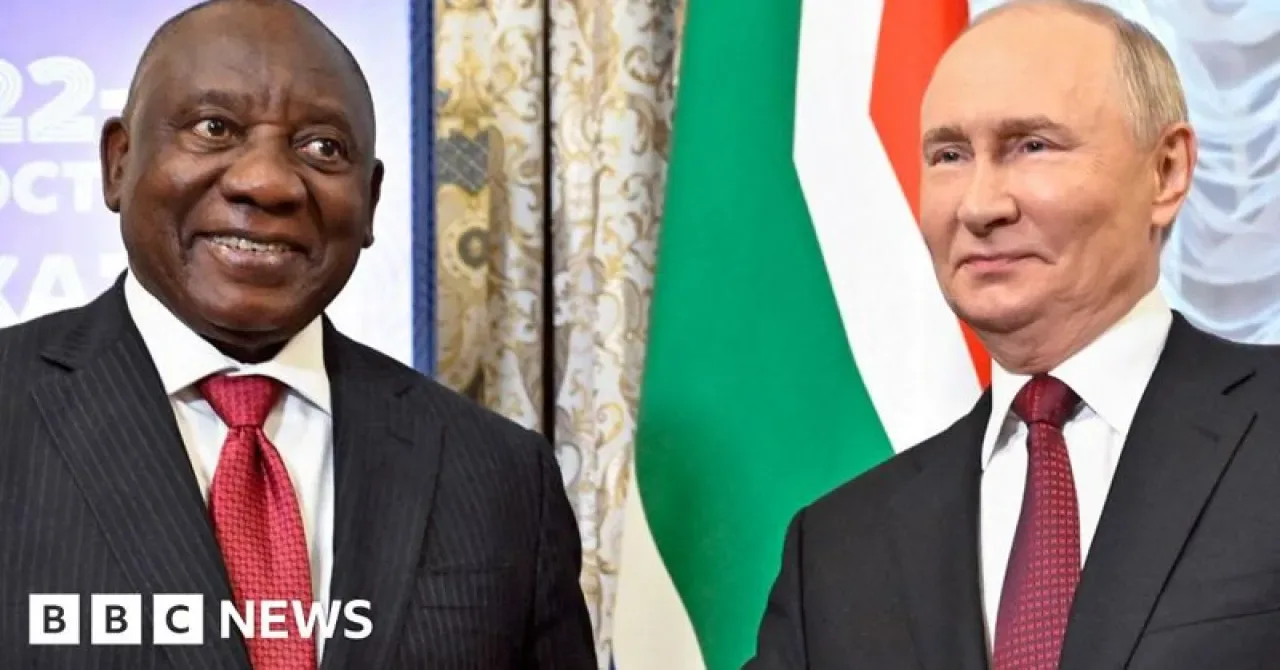 Güney Afrikalı Savaş Mağdurlarının Kurtarılmasında Putin'e Teşekkür Güney Afrikalı Savaş Mağdurlarının Kurtarılmasında Putin'e Teşekkür