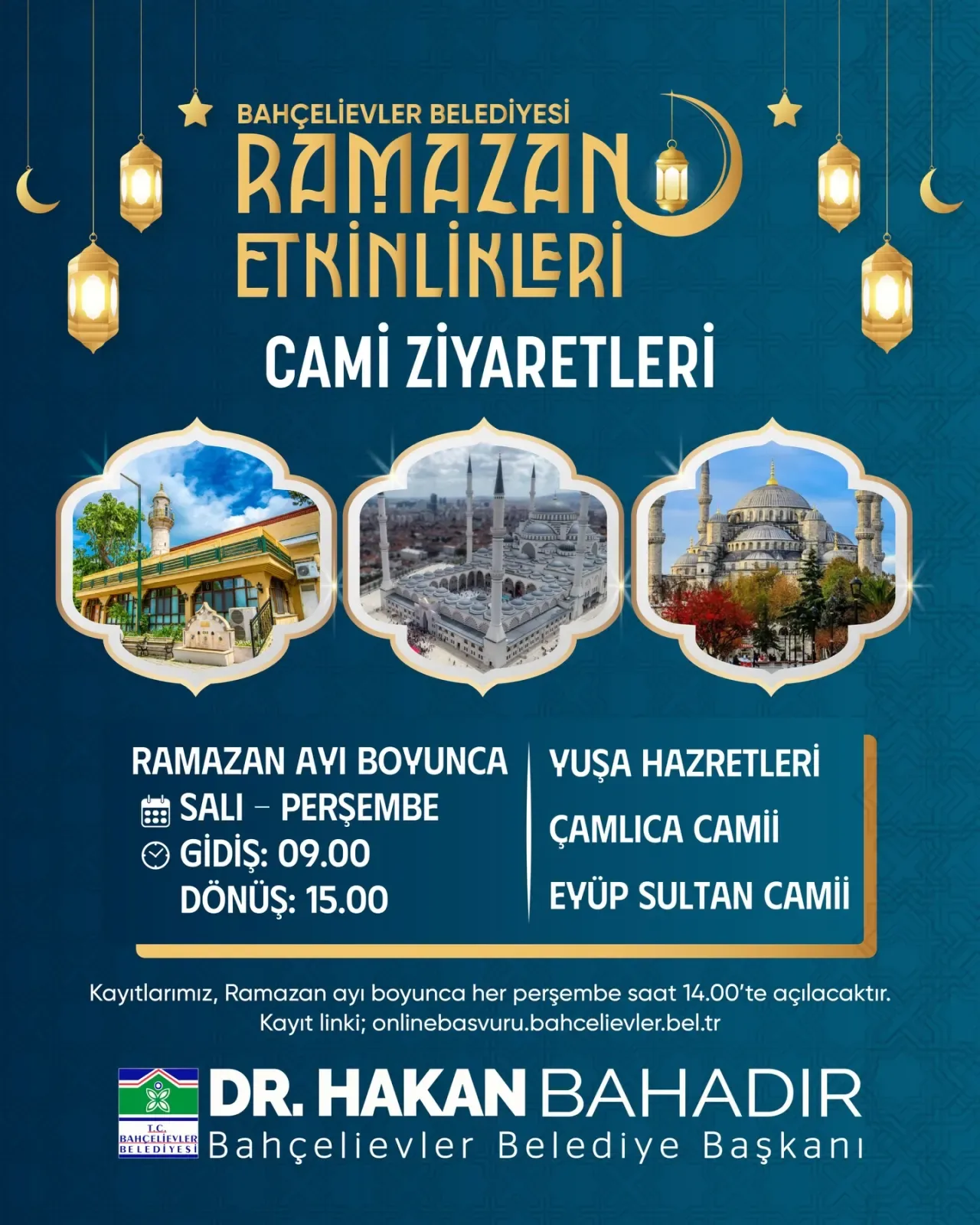 Bahçelievler'de Ramazan'ın Manevi Huzuruna Davet Bahçelievler'de Ramazan'ın Manevi Huzuruna Davet