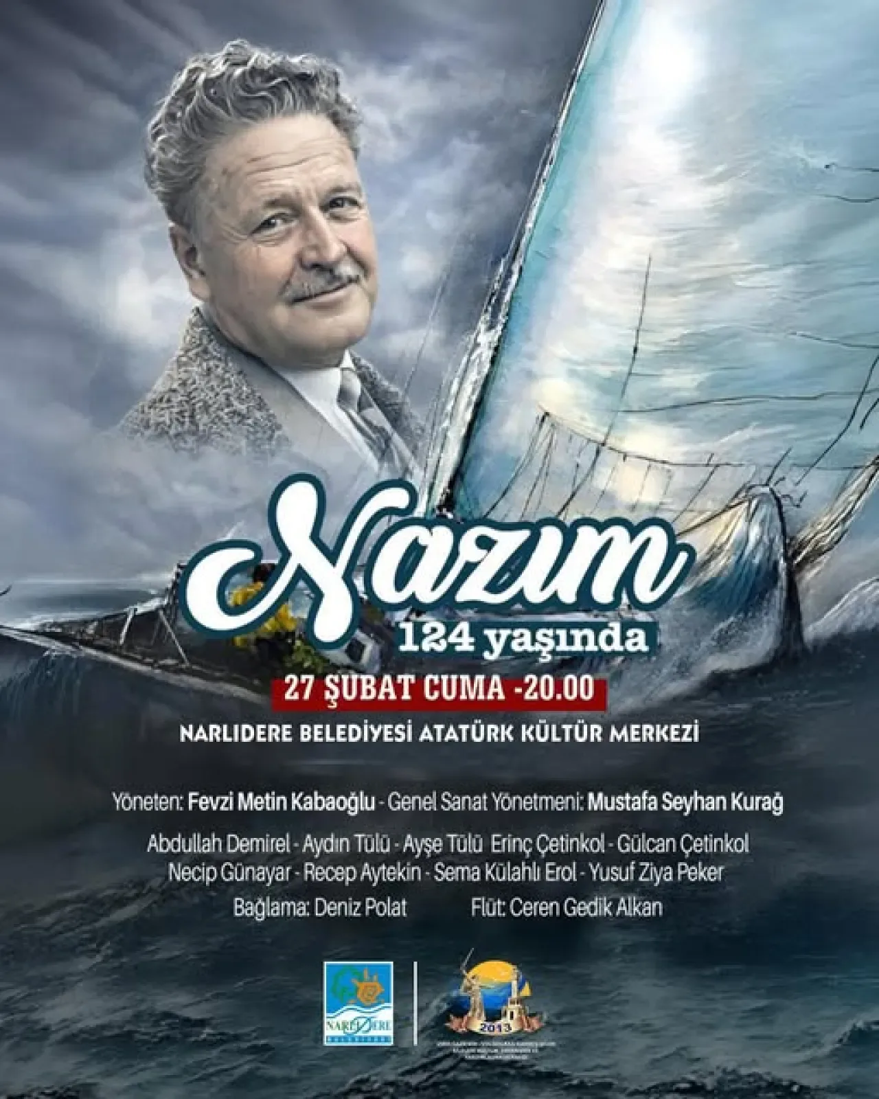 Nazım Hikmet 124 Yaşında: İzmir'de Anma ve Dayanışma Gecesi Nazım Hikmet 124 Yaşında: İzmir'de Anma ve Dayanışma Gecesi