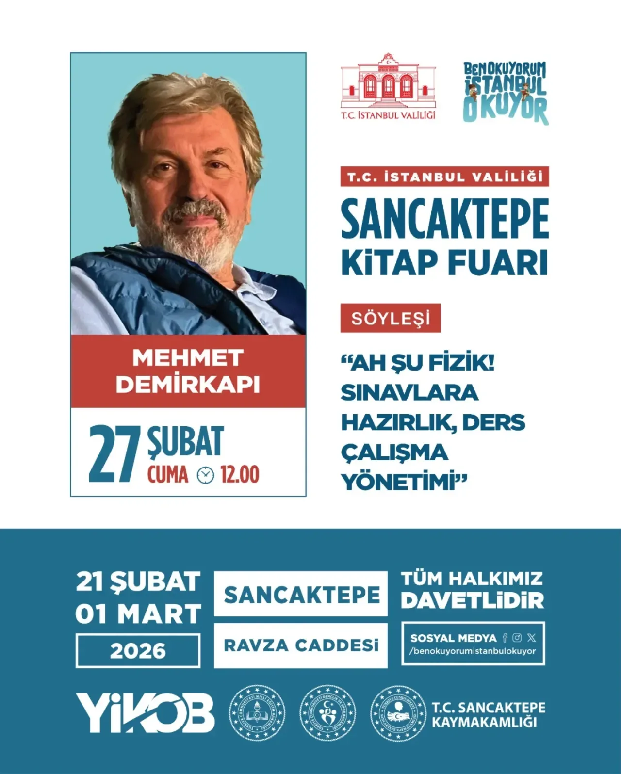 Sancaktepe Kitap Fuarı'nda Edebiyat Rüzgarı: Mehmet Demirkapı Okuyucularıyla Buluşuyor Sancaktepe Kitap Fuarı'nda Edebiyat Rüzgarı: Mehmet Demirkapı Okuyucularıyla Buluşuyor