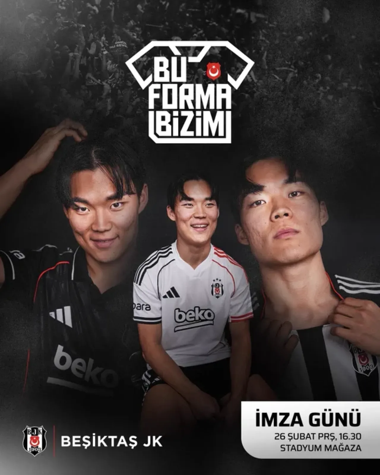 Beşiktaş'ta Taraftarla Buluşma Zamanı: Oh Hyeongyu'dan İmza Günü Beşiktaş'ta Taraftarla Buluşma Zamanı: Oh Hyeongyu'dan İmza Günü