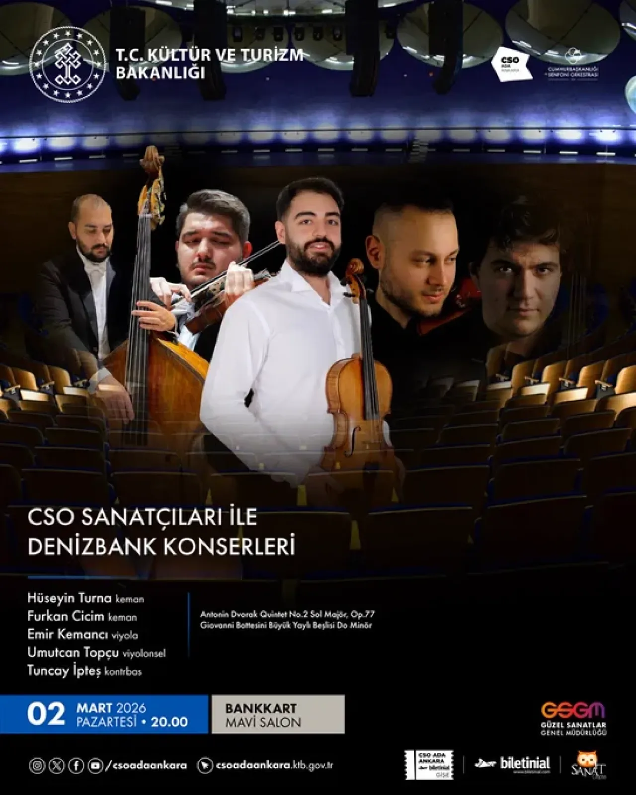 CSO Ankara'da Unutulmaz Bir Müzik Gecesine Hazır Olun CSO Ankara'da Unutulmaz Bir Müzik Gecesine Hazır Olun
