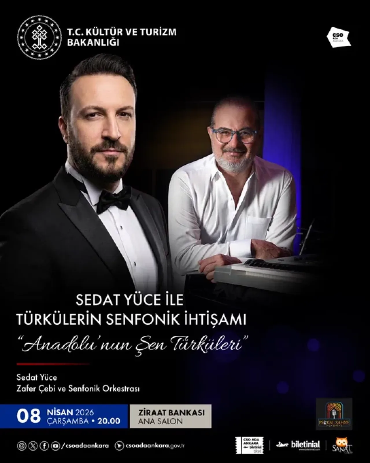 Sedat Yüce, CSO'da "Köklerimizden Yükselen Ezgiler" ile Sahne Alacak Sedat Yüce, CSO'da "Köklerimizden Yükselen Ezgiler" ile Sahne Alacak