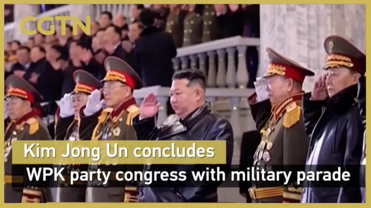 Kuzey Kore'nin Güç Gösterisi: Kim Jong Un Parti Kongresini Askeri Geçit Töreniyle Taçlandırdı Kuzey Kore'nin Güç Gösterisi: Kim Jong Un Parti Kongresini Askeri Geçit Töreniyle Taçlandırdı