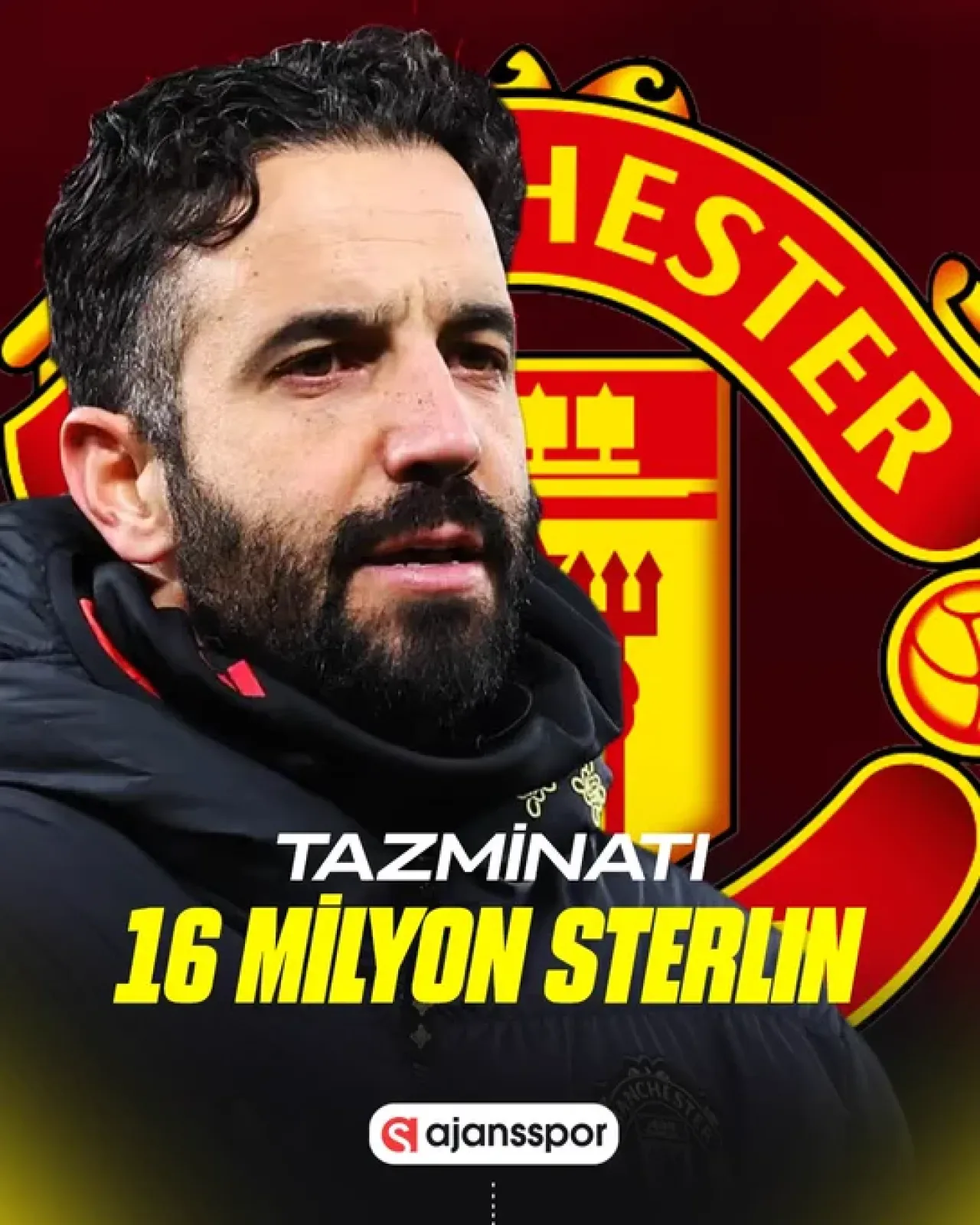 Manchester United, Ruben Amorim için 16 Milyon Sterlinlik Tazminatı Göze Aldı Manchester United, Ruben Amorim için 16 Milyon Sterlinlik Tazminatı Göze Aldı