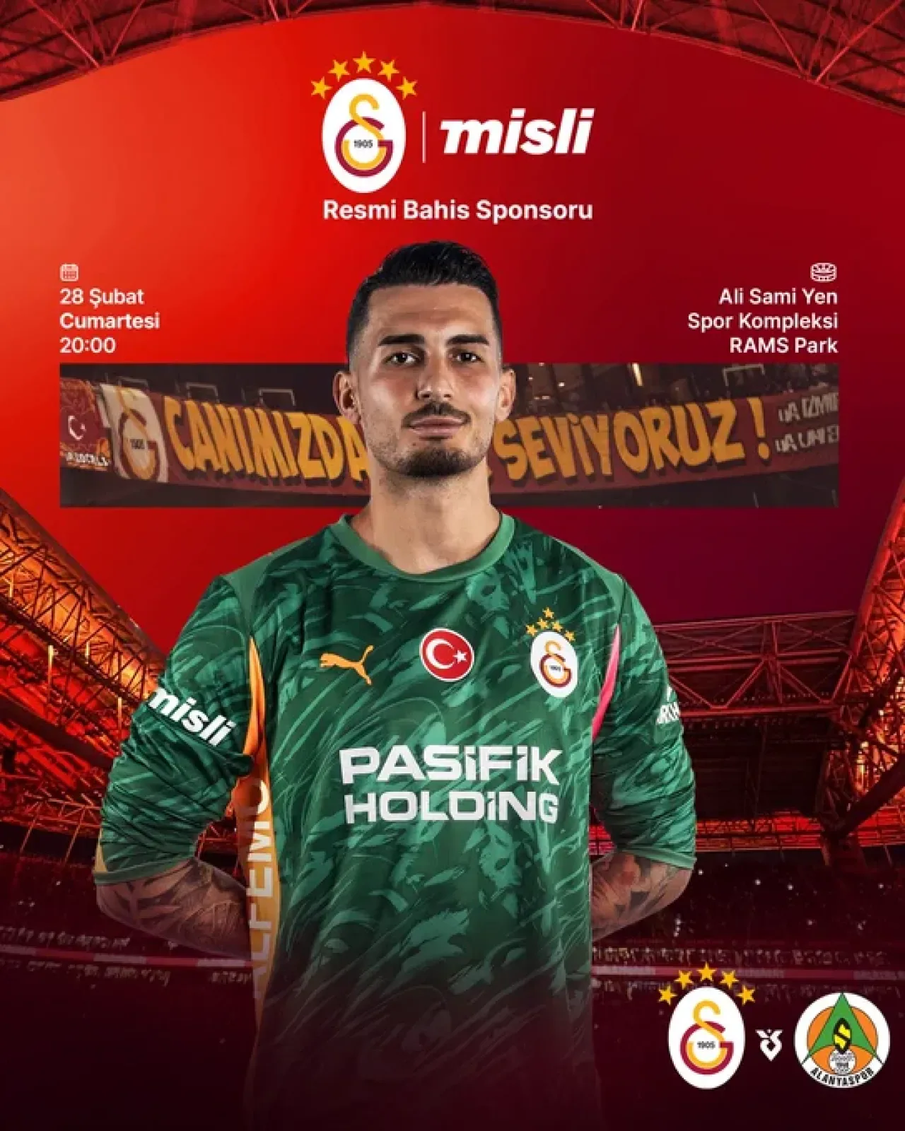 Galatasaray, Evinde Kritik Üç Puan İçin Sahada Galatasaray, Evinde Kritik Üç Puan İçin Sahada