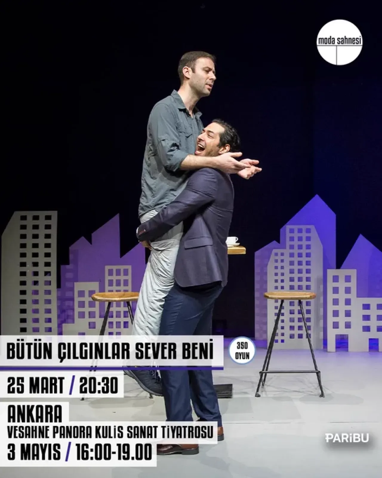 Mert Fırat ve Ceyda Yalçınkaya'nın Yeni Oyunu "Bütün Çılgınlar Sever Beni" Moda Sahnesi ile Geliyor Mert Fırat ve Ceyda Yalçınkaya'nın Yeni Oyunu "Bütün Çılgınlar Sever Beni" Moda Sahnesi ile Geliyor