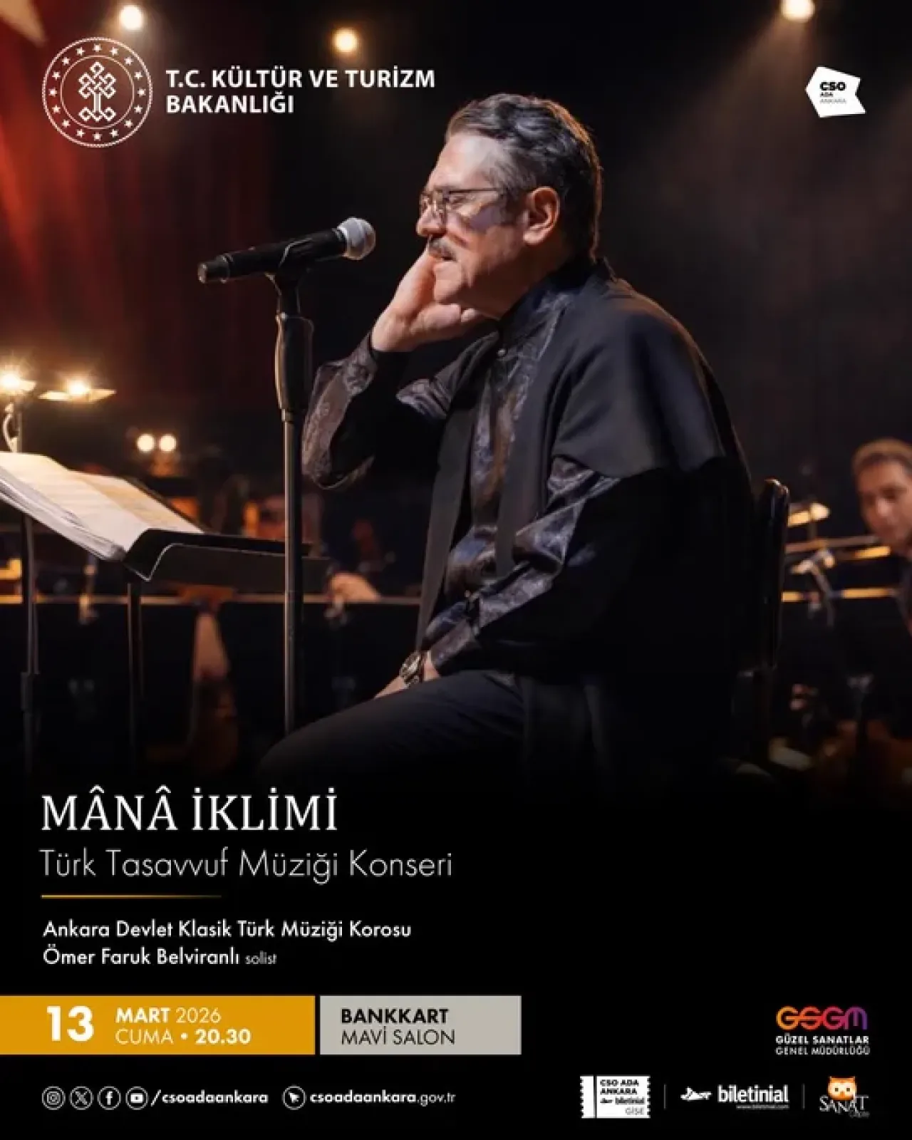 CSO Ada Ankara'da Ramazan'a Özel Konser: Ömer Faruk Belviranlı Sahne Alacak CSO Ada Ankara'da Ramazan'a Özel Konser: Ömer Faruk Belviranlı Sahne Alacak