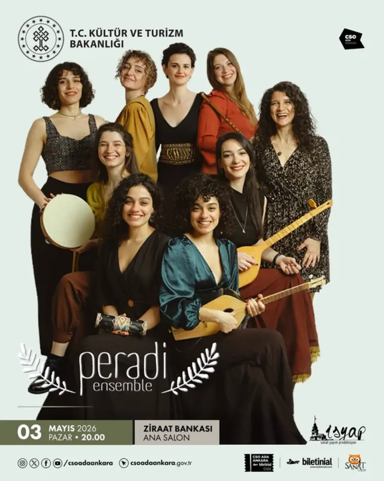 CSO Ada Ankara'da Unutulmaz Bir Müzik Şöleni: Peradi Ensemble Sahne Alıyor CSO Ada Ankara'da Unutulmaz Bir Müzik Şöleni: Peradi Ensemble Sahne Alıyor