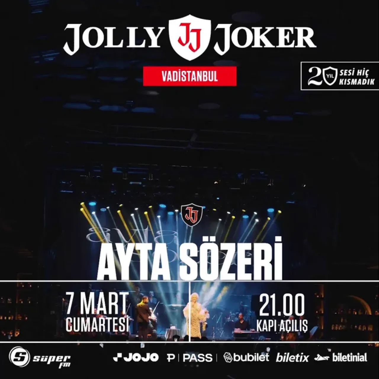 Ayta Sözeri, Güçlü Sesini Jolly Joker Vadistanbul'da Sergileyecek Ayta Sözeri, Güçlü Sesini Jolly Joker Vadistanbul'da Sergileyecek