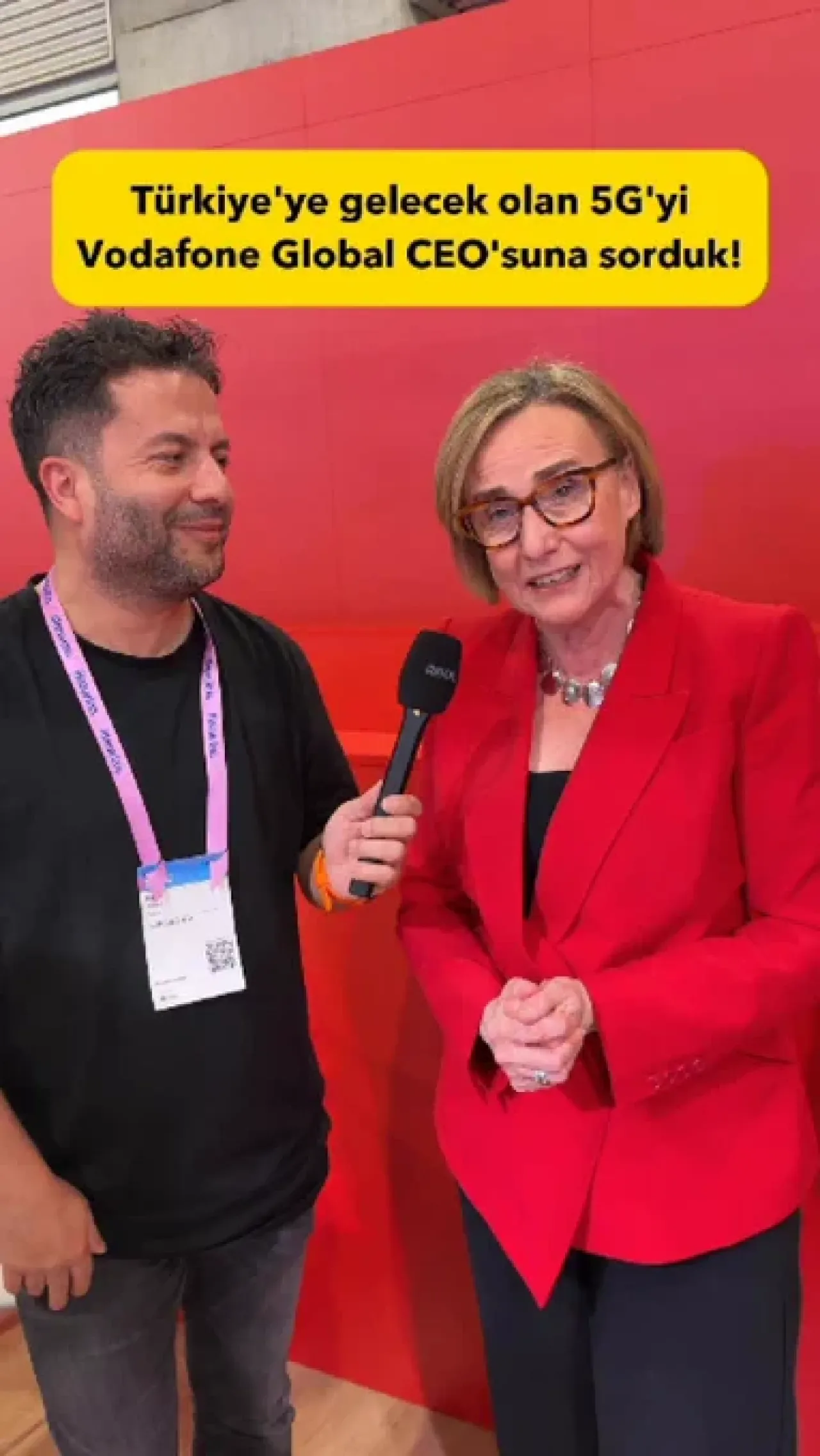 Türkiye'deki 5G Heyecanına Vodafone CEO'sundan Mesaj Türkiye'deki 5G Heyecanına Vodafone CEO'sundan Mesaj