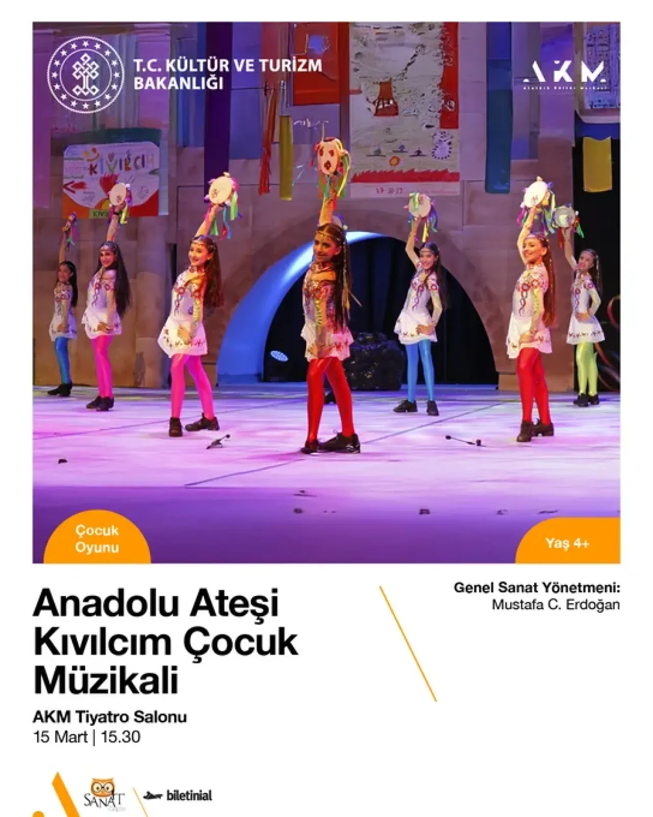 Anadolu Ateşi'nin Minik Yıldızları AKM Sahnesinde Parlayacak Anadolu Ateşi'nin Minik Yıldızları AKM Sahnesinde Parlayacak