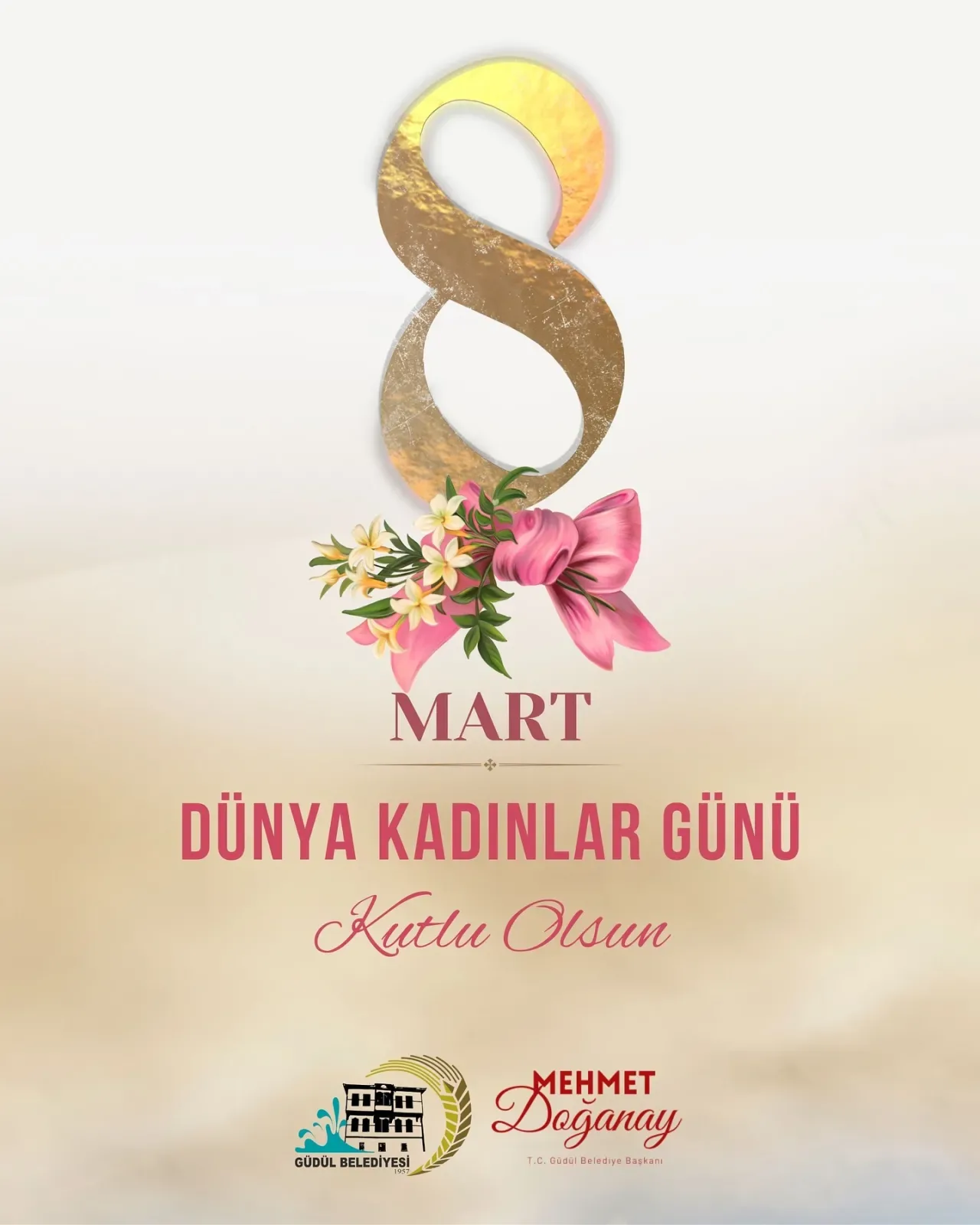 Güdül Belediyesi'nden 8 Mart Mesajı: "Kadın, Hayatın Her Alanına Değer Katan En Güçlü Varlıktır" Güdül Belediyesi'nden 8 Mart Mesajı: "Kadın, Hayatın Her Alanına Değer Katan En Güçlü Varlıktır"