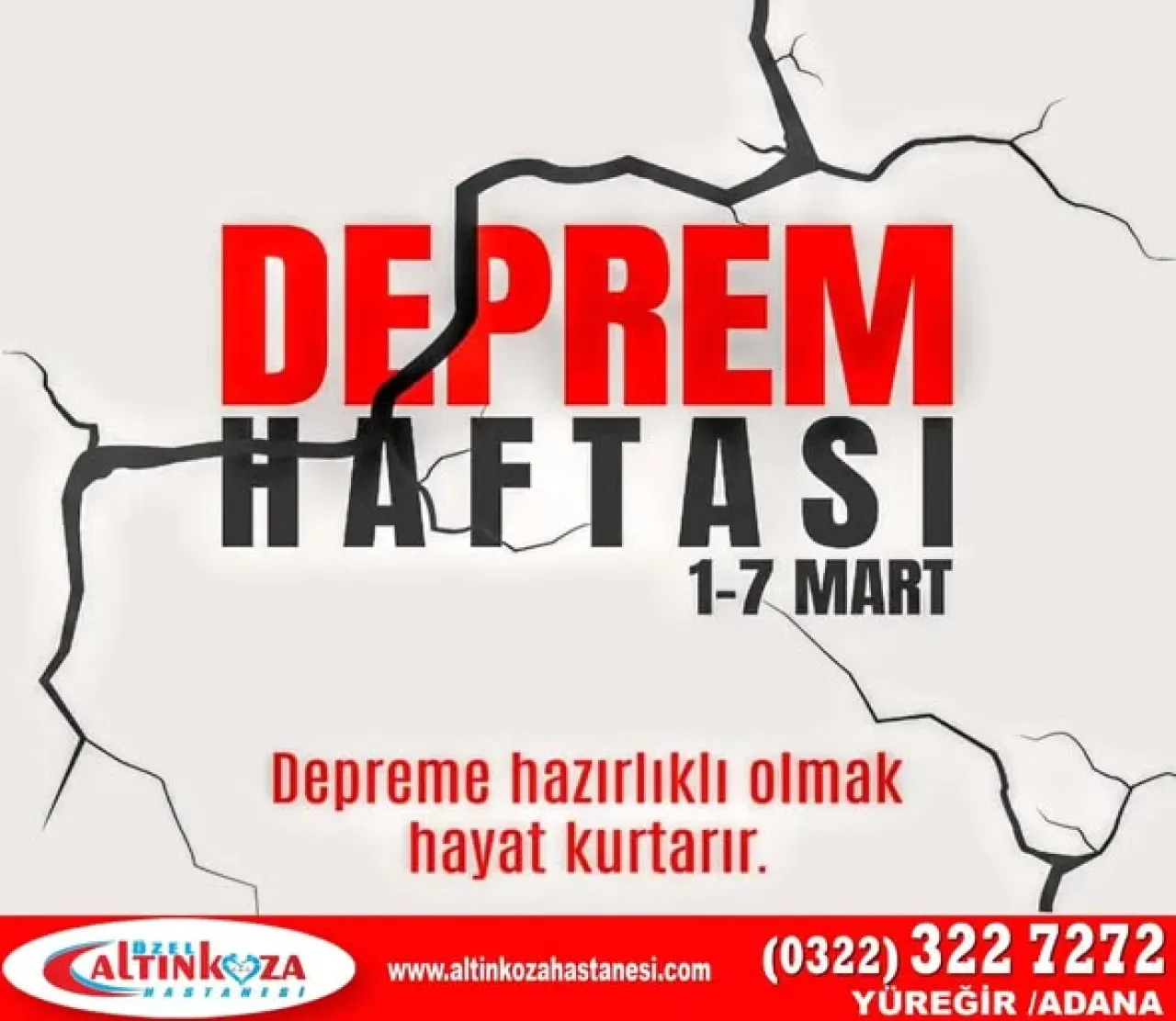 Deprem Haftası'nda Bilinçlenme ve Hazırlık Vurgusu Deprem Haftası'nda Bilinçlenme ve Hazırlık Vurgusu