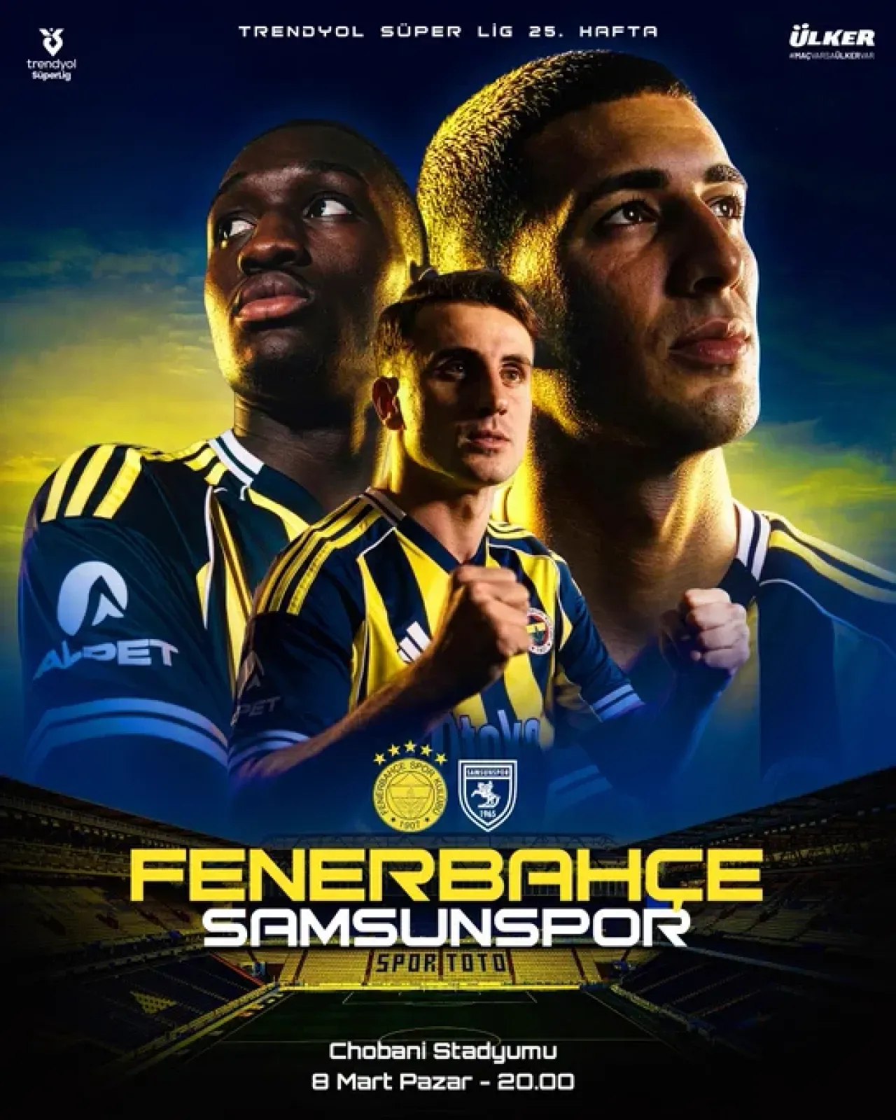 Fenerbahçe, Samsunspor Ziyaretinde Zorlu Sınavdan Geçecek Fenerbahçe, Samsunspor Ziyaretinde Zorlu Sınavdan Geçecek
