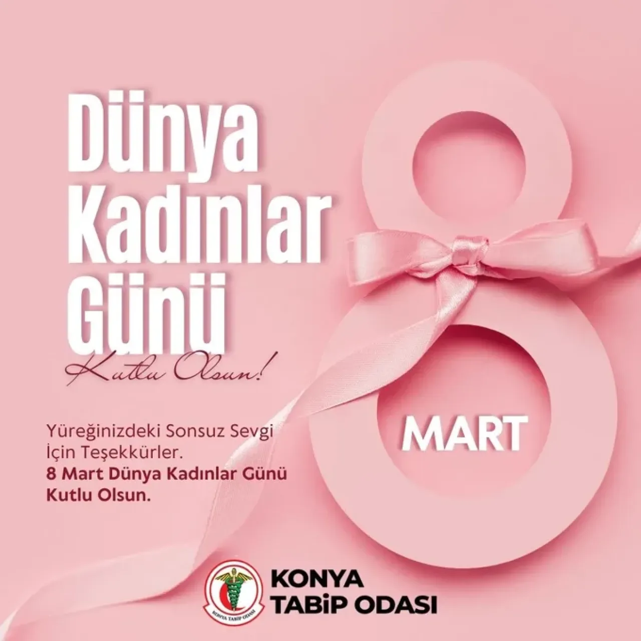 Konya Tabip Odası'ndan 8 Mart Mesajı: "Kadınların Gücü Geleceğin Temelidir" Konya Tabip Odası'ndan 8 Mart Mesajı: "Kadınların Gücü Geleceğin Temelidir"