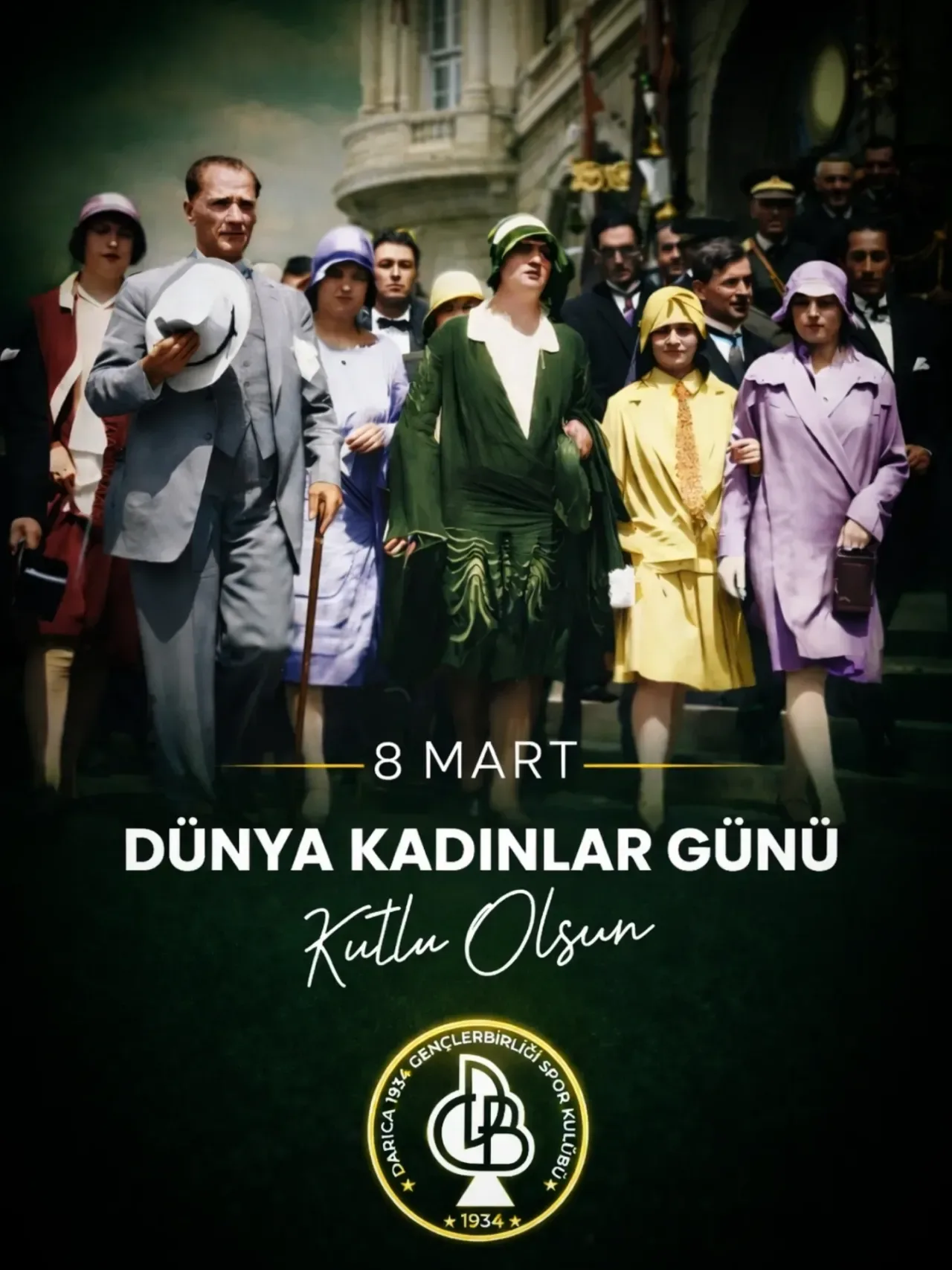 Darıca Gençlerbirliği'nden 8 Mart Dünya Kadınlar Günü Mesajı Darıca Gençlerbirliği'nden 8 Mart Dünya Kadınlar Günü Mesajı