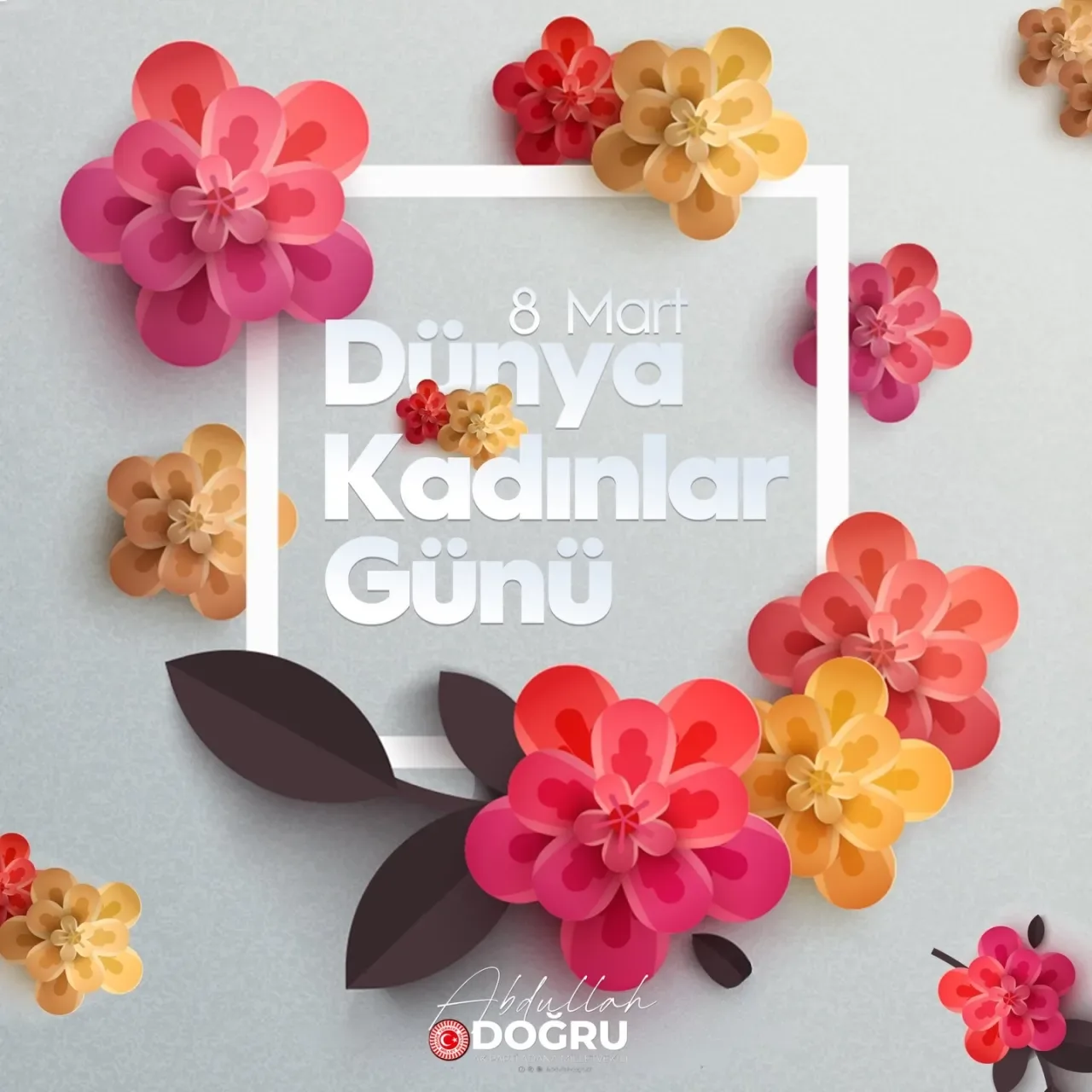 AK Partili Doğru'dan 8 Mart Mesajı: "Kadınlarımızın Fedakarlıklarıyla Gurur Duyuyoruz" AK Partili Doğru'dan 8 Mart Mesajı: "Kadınlarımızın Fedakarlıklarıyla Gurur Duyuyoruz"