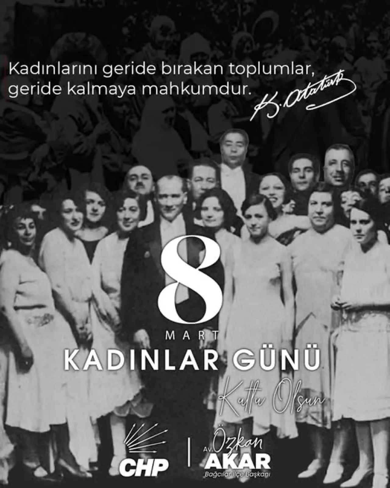 CHP Bağcılar'dan 8 Mart Mesajı: "Eşitlik Mücadelesinin Simgesidir" CHP Bağcılar'dan 8 Mart Mesajı: "Eşitlik Mücadelesinin Simgesidir"