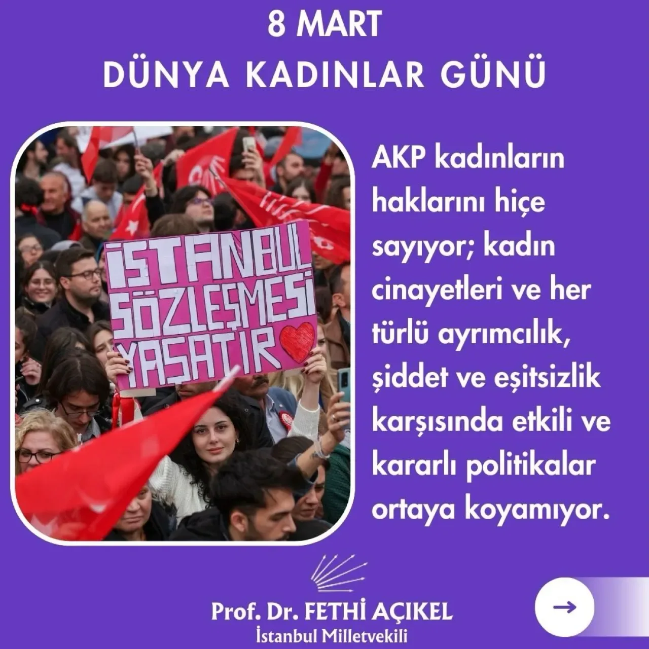 CHP'li Açıkel'den Çarpıcı Rapor: Türkiye'de Her İki Kadından Biri Gece Sokakta Güvende Hissetmiyor CHP'li Açıkel'den Çarpıcı Rapor: Türkiye'de Her İki Kadından Biri Gece Sokakta Güvende Hissetmiyor