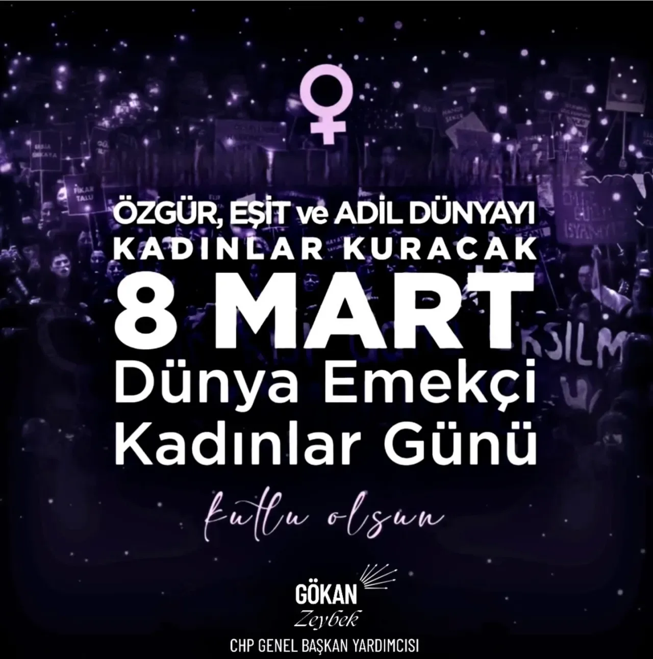 CHP'li Zeybek'ten 8 Mart Mesajı: "Kadınlar Özgür, Eşit ve Yaşayacak" CHP'li Zeybek'ten 8 Mart Mesajı: "Kadınlar Özgür, Eşit ve Yaşayacak"
