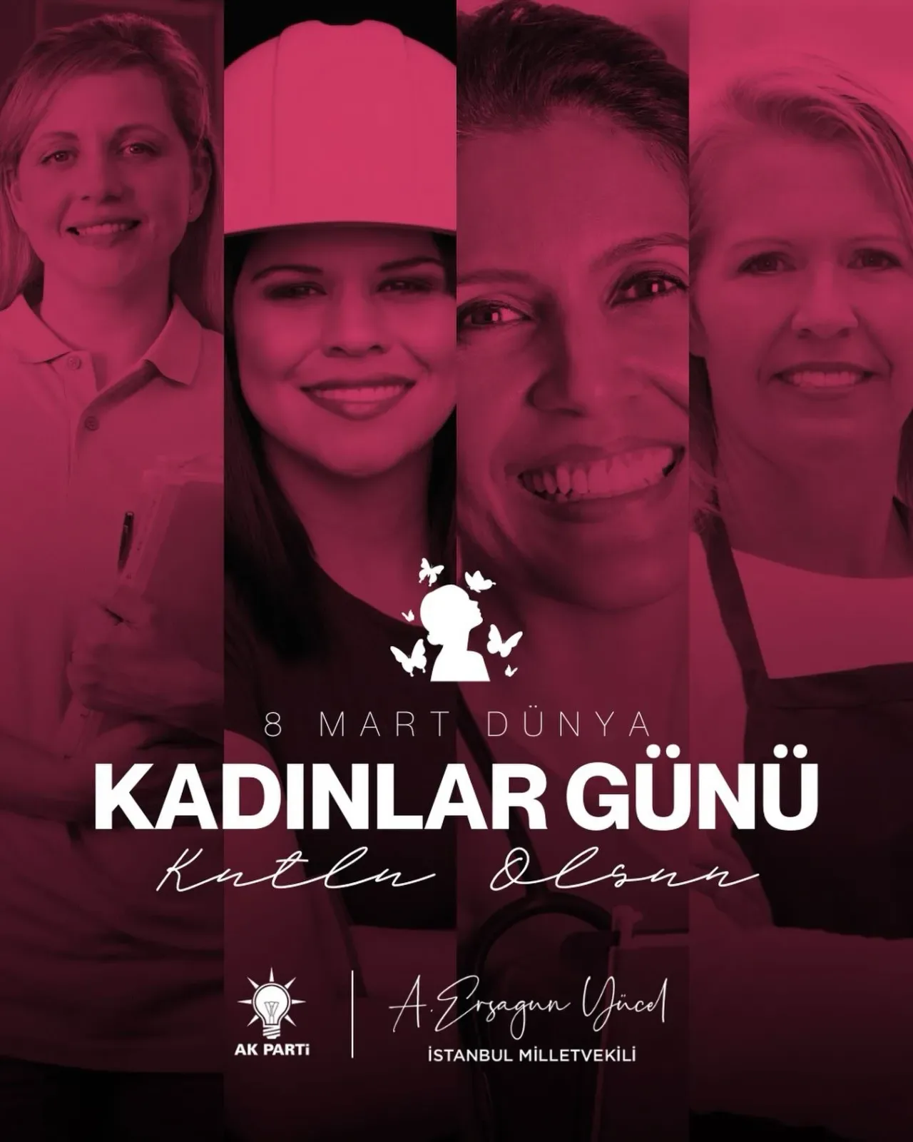 İYİ Partili Yücel'den 8 Mart Mesajı: "Kadınlar Günü Kutlu Olsun" İYİ Partili Yücel'den 8 Mart Mesajı: "Kadınlar Günü Kutlu Olsun"