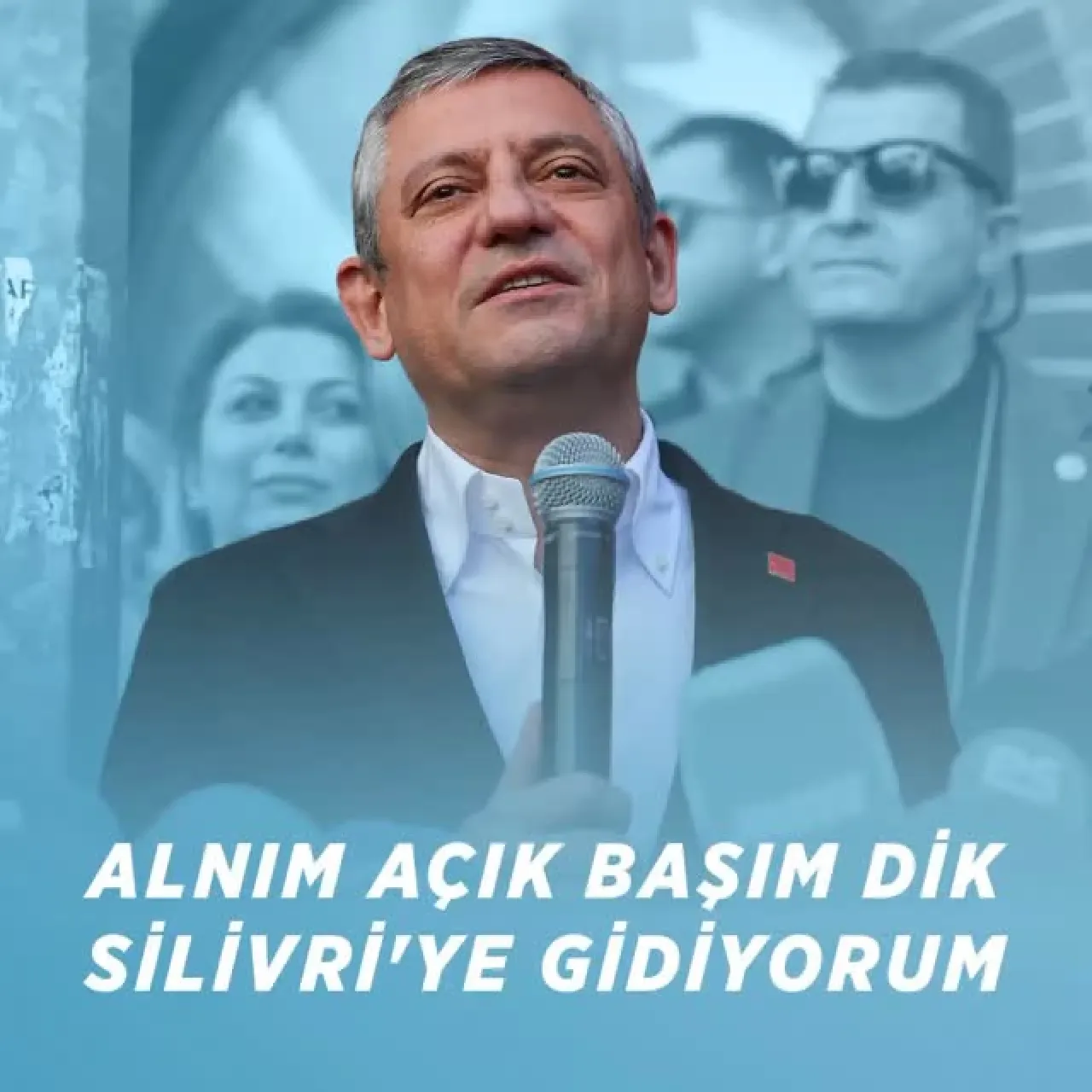 Özgür Özel: "Alnım Açık, Başım Dik Silivri'ye Gidiyorum" Özgür Özel: "Alnım Açık, Başım Dik Silivri'ye Gidiyorum"