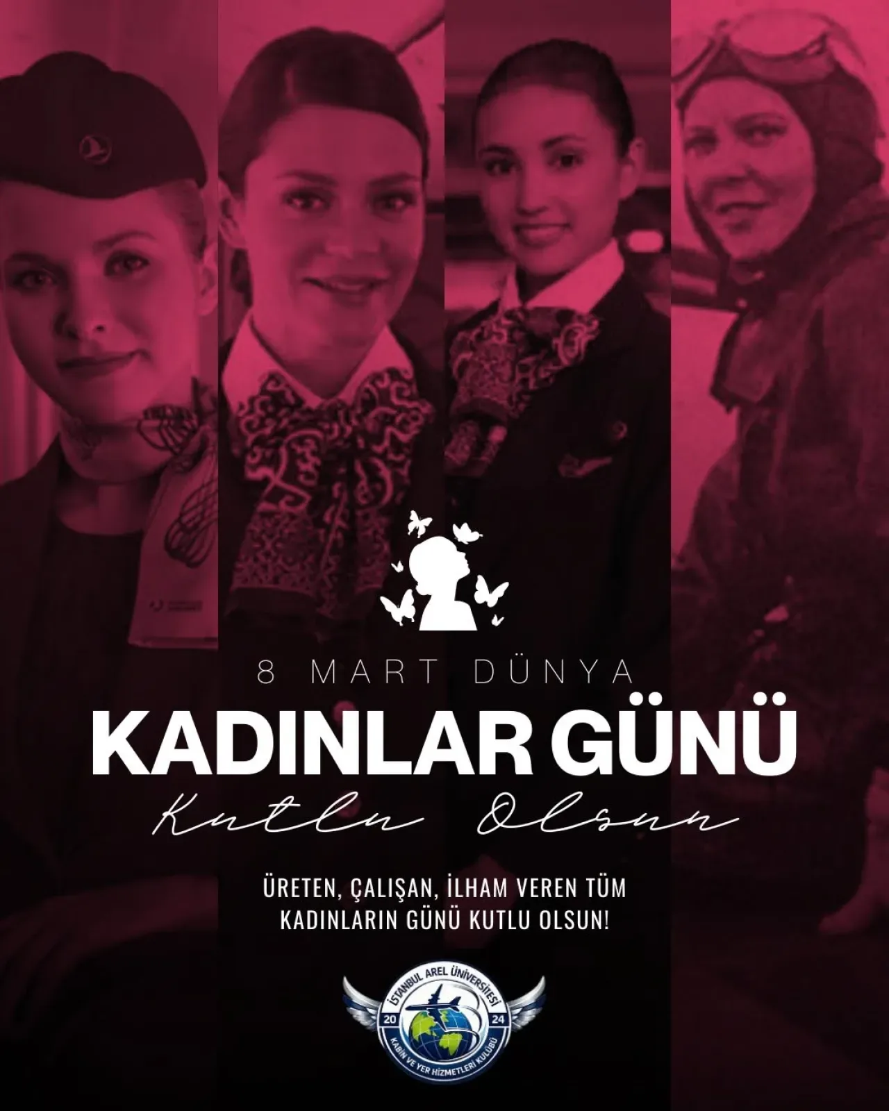 Arel Üniversitesi'nden Gökyüzüne Kadın Gücü: Kabin ve Yer Hizmetleri Kulübü'nden Anlamlı Mesaj Arel Üniversitesi'nden Gökyüzüne Kadın Gücü: Kabin ve Yer Hizmetleri Kulübü'nden Anlamlı Mesaj