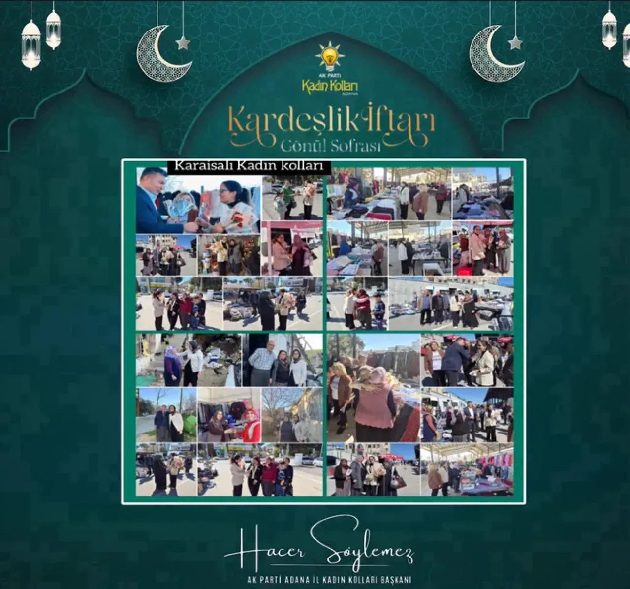 AK Parti Kadın Kolları Adana'da Ramazan Sofralarında Buluşuyor AK Parti Kadın Kolları Adana'da Ramazan Sofralarında Buluşuyor