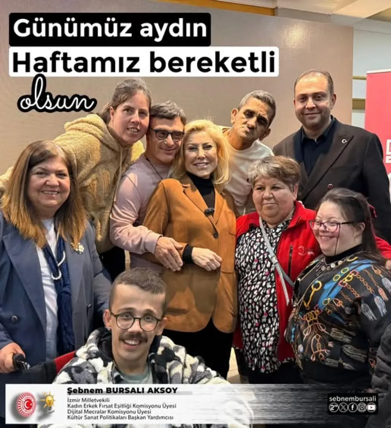 AK Parti İzmir Milletvekili Şebnem Bursalı'dan "Aydın Haftası" Mesajı AK Parti İzmir Milletvekili Şebnem Bursalı'dan "Aydın Haftası" Mesajı