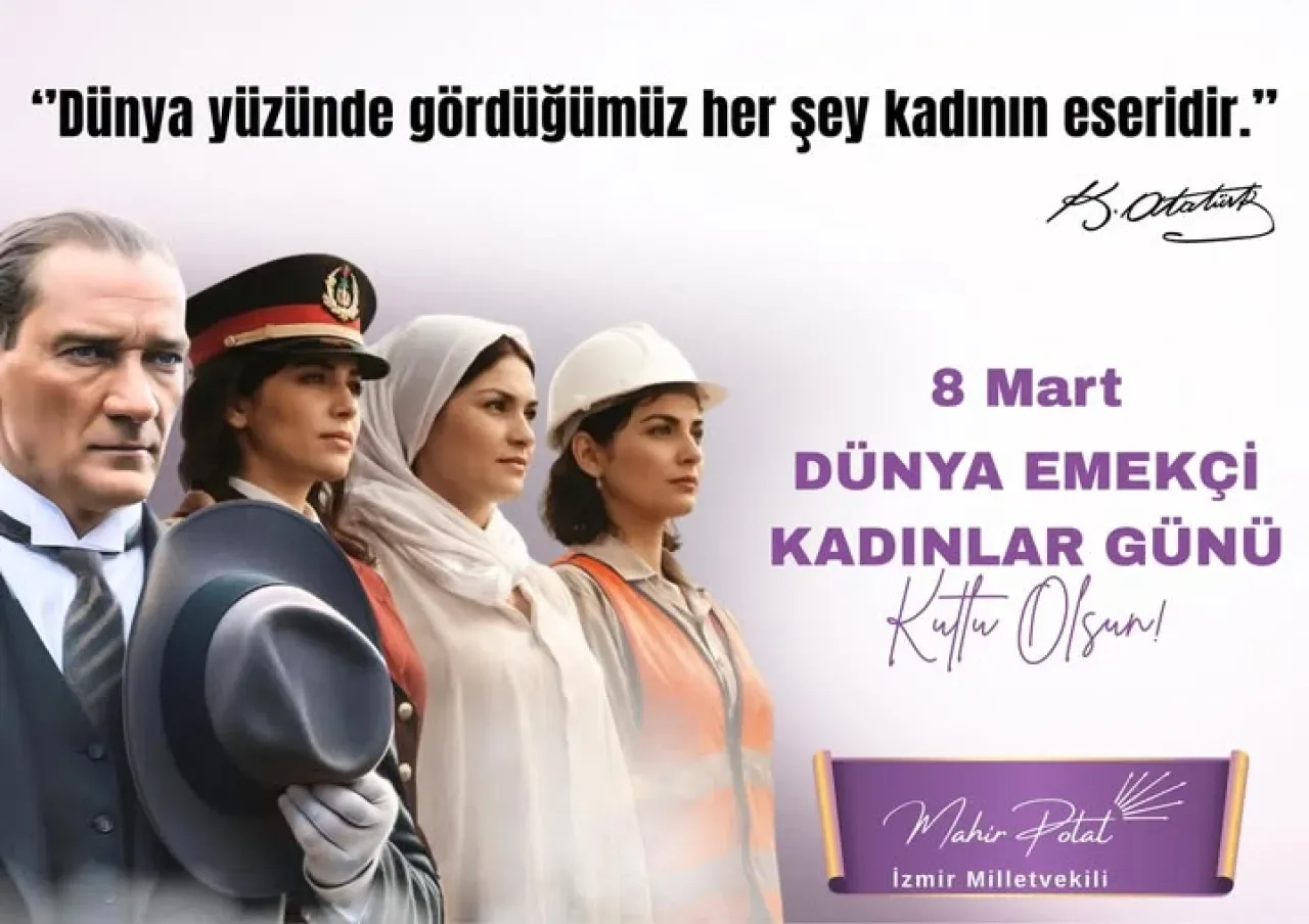 CHP'li Polat'tan 8 Mart Mesajı: "Kadınların Mücadelesi ve Kazanımları Kutlanacak" CHP'li Polat'tan 8 Mart Mesajı: "Kadınların Mücadelesi ve Kazanımları Kutlanacak"