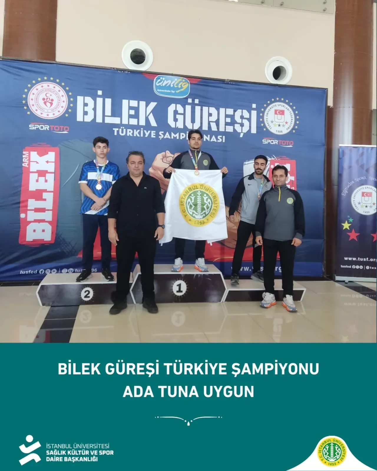 İstanbul Üniversitesi'nden Bilek Güreşinde Tarihi Başarı: Çifte Madalya! İstanbul Üniversitesi'nden Bilek Güreşinde Tarihi Başarı: Çifte Madalya!
