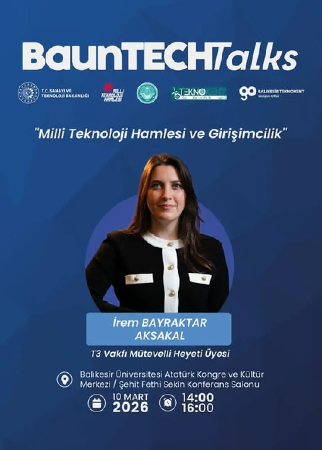 Balıkesir Üniversitesi'nde Bauntech Talks: Milli Teknoloji Hamlesi ve Girişimcilik İvme Kazanıyor Balıkesir Üniversitesi'nde Bauntech Talks: Milli Teknoloji Hamlesi ve Girişimcilik İvme Kazanıyor