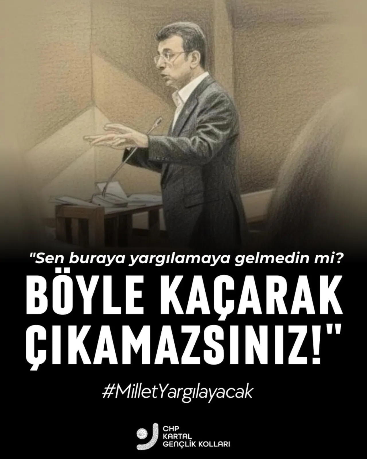 CHP Kartal Gençlik'ten Yargıya Çağrı: "Kürsü Susturmanın Değil, Adaletin Yeridir" CHP Kartal Gençlik'ten Yargıya Çağrı: "Kürsü Susturmanın Değil, Adaletin Yeridir"