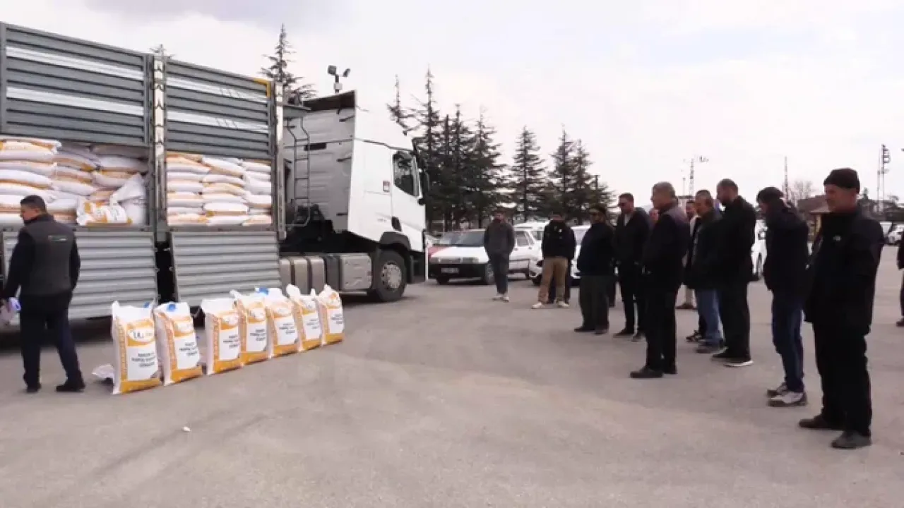 Konya Çiftçisine Kuraklıkla Mücadelede Aspir Desteği Konya Çiftçisine Kuraklıkla Mücadelede Aspir Desteği