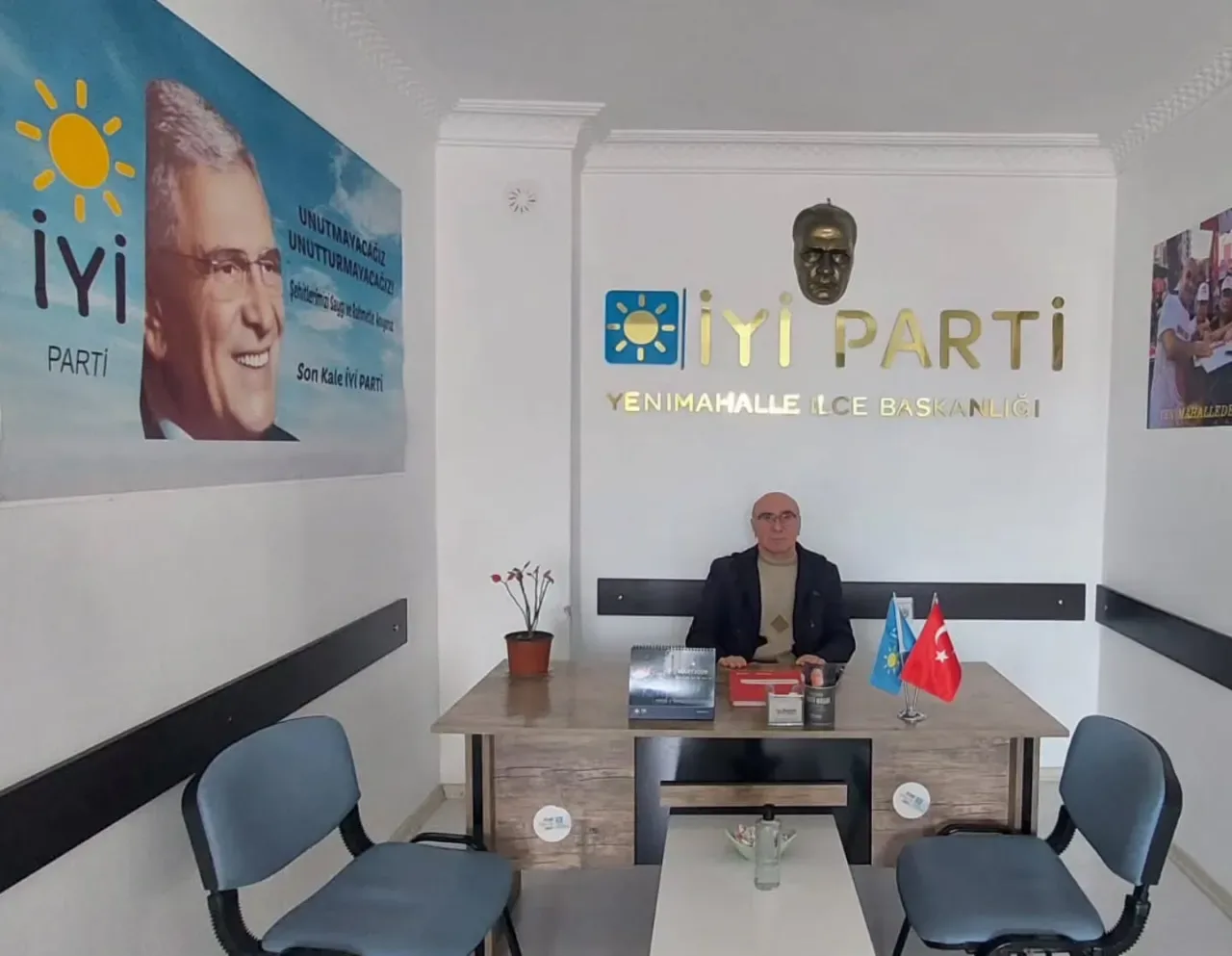 Yenimahalle İYİ Parti'de Samimi Sohbetler ve Memleket Meseleleri Konuşuluyor Yenimahalle İYİ Parti'de Samimi Sohbetler ve Memleket Meseleleri Konuşuluyor