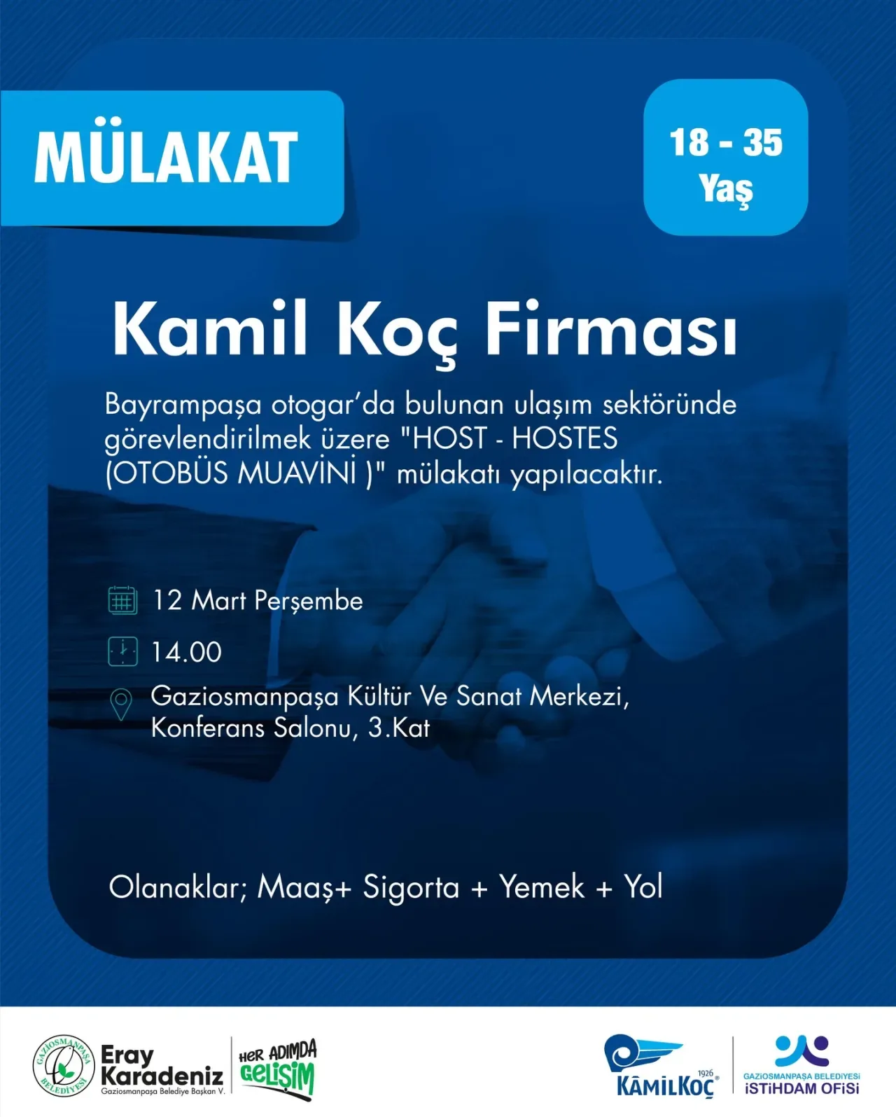 Gaziosmanpaşa'da İstihdam Seferberliği: İki Büyük Firmada İş Fırsatı Gaziosmanpaşa'da İstihdam Seferberliği: İki Büyük Firmada İş Fırsatı