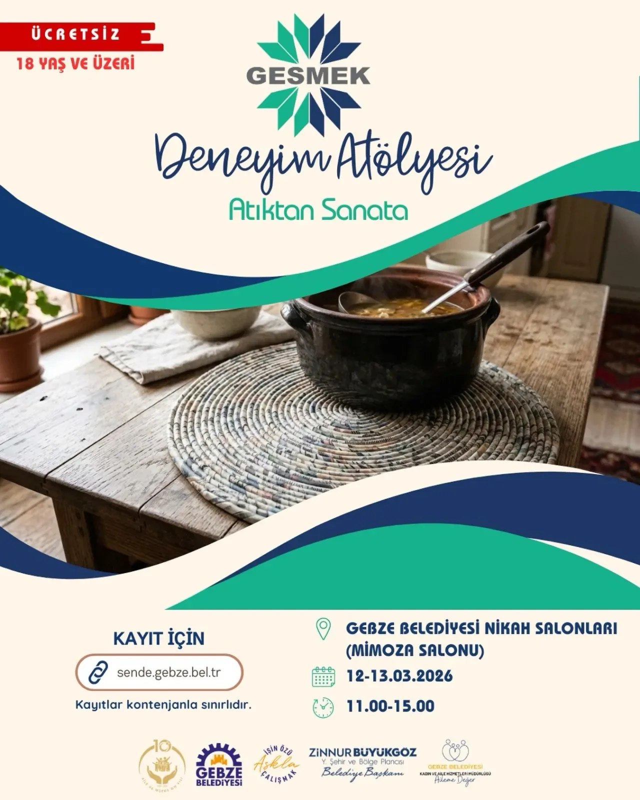 Gebze'de Atıkları Sanata Dönüştüren Özel Atölye Gebze'de Atıkları Sanata Dönüştüren Özel Atölye