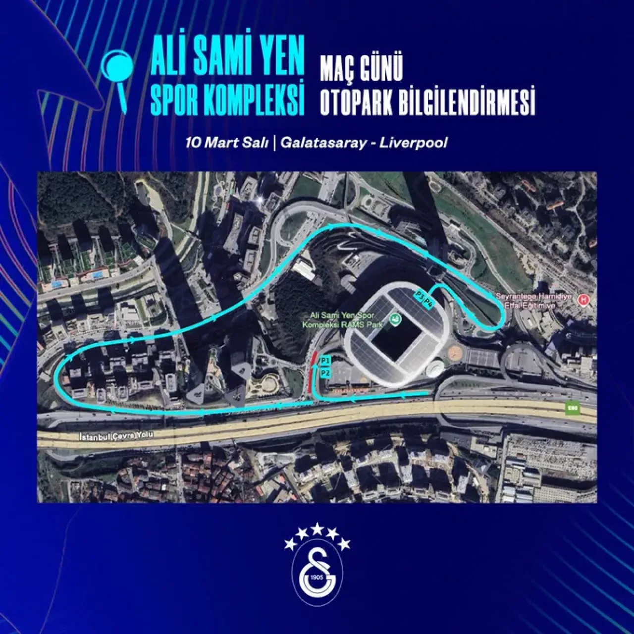 Galatasaray, Liverpool Maçı Öncesi Otopark Kriziyle Karşı Karşıya! Galatasaray, Liverpool Maçı Öncesi Otopark Kriziyle Karşı Karşıya!
