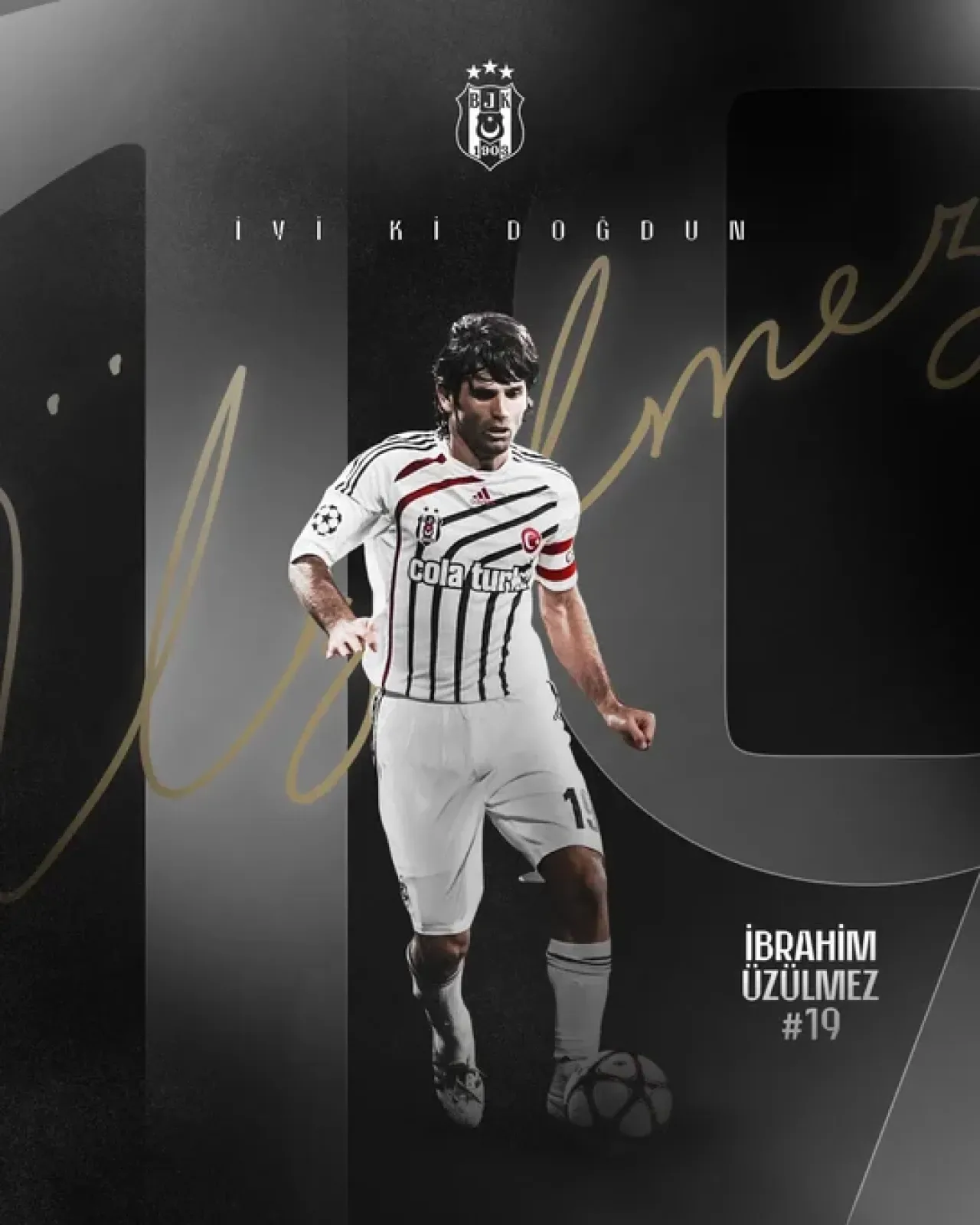 Beşiktaş Efsanesi İbrahim Üzülmez'in Doğum Günü Kutlanıyor Beşiktaş Efsanesi İbrahim Üzülmez'in Doğum Günü Kutlanıyor