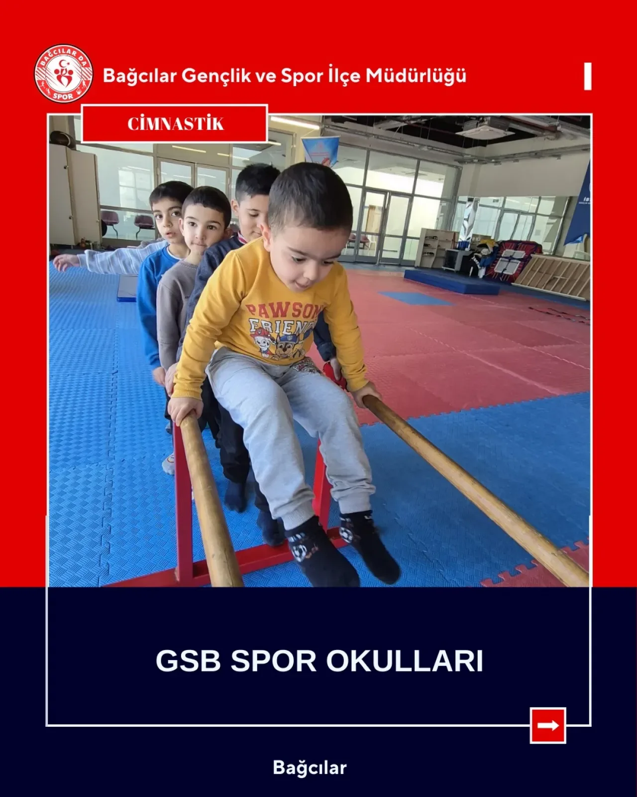 Bağcılar'da Minik Sporcuların Büyük Heyecanı: Cimnastik Eğitimleriyle Geleceğe Hazırlanıyorlar Bağcılar'da Minik Sporcuların Büyük Heyecanı: Cimnastik Eğitimleriyle Geleceğe Hazırlanıyorlar