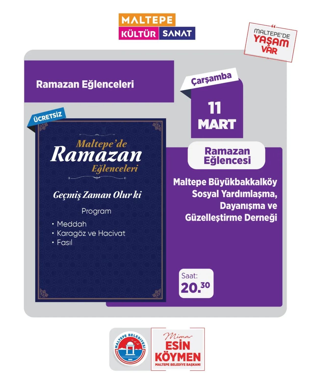 Maltepe'de Ramazan Coşkusu Geleneksel Eğlencelerle Sürüyor Maltepe'de Ramazan Coşkusu Geleneksel Eğlencelerle Sürüyor