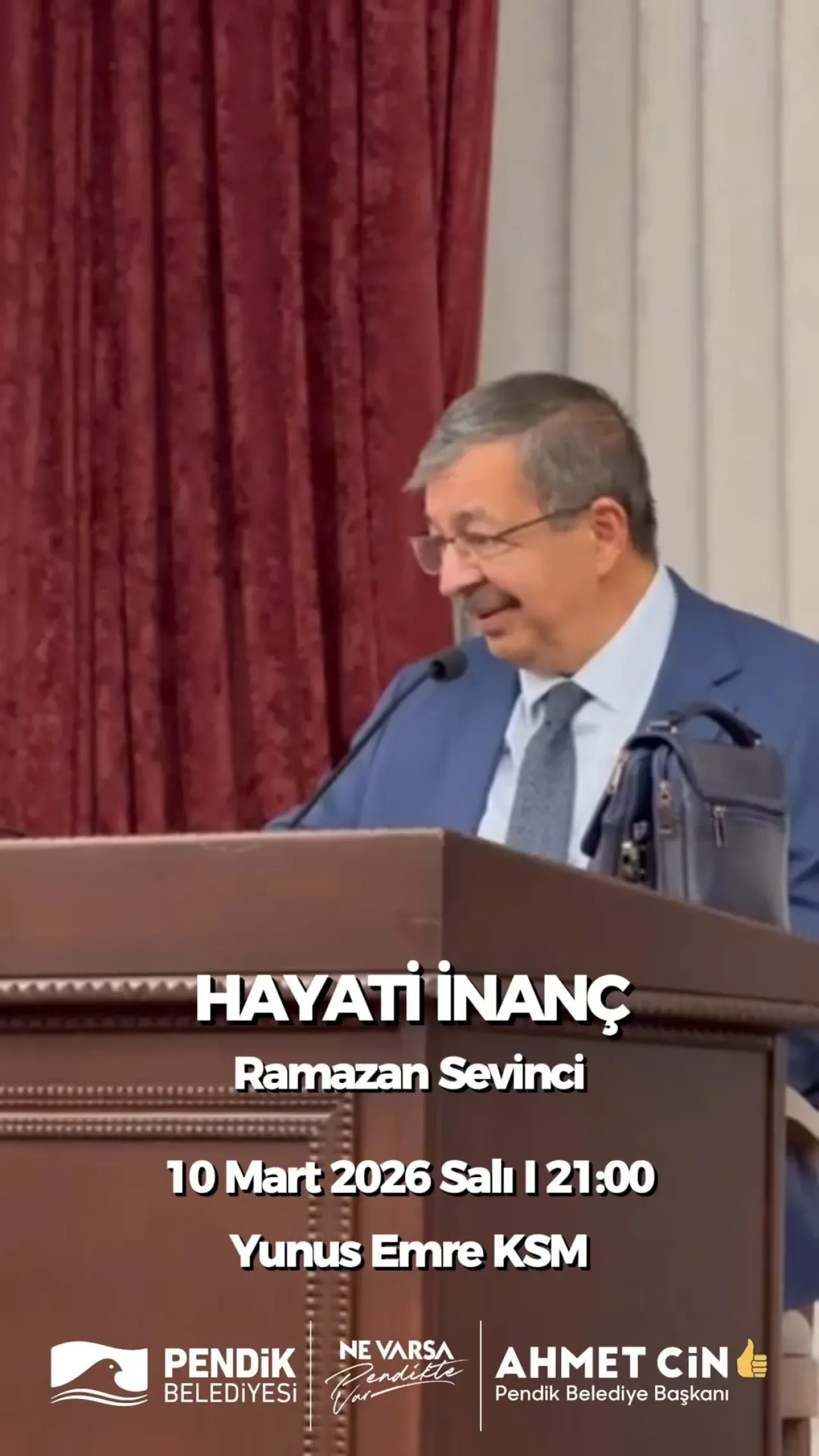 Pendik'te Ramazan Coşkusu Hayati İnanç ile Buluşuyor Pendik'te Ramazan Coşkusu Hayati İnanç ile Buluşuyor